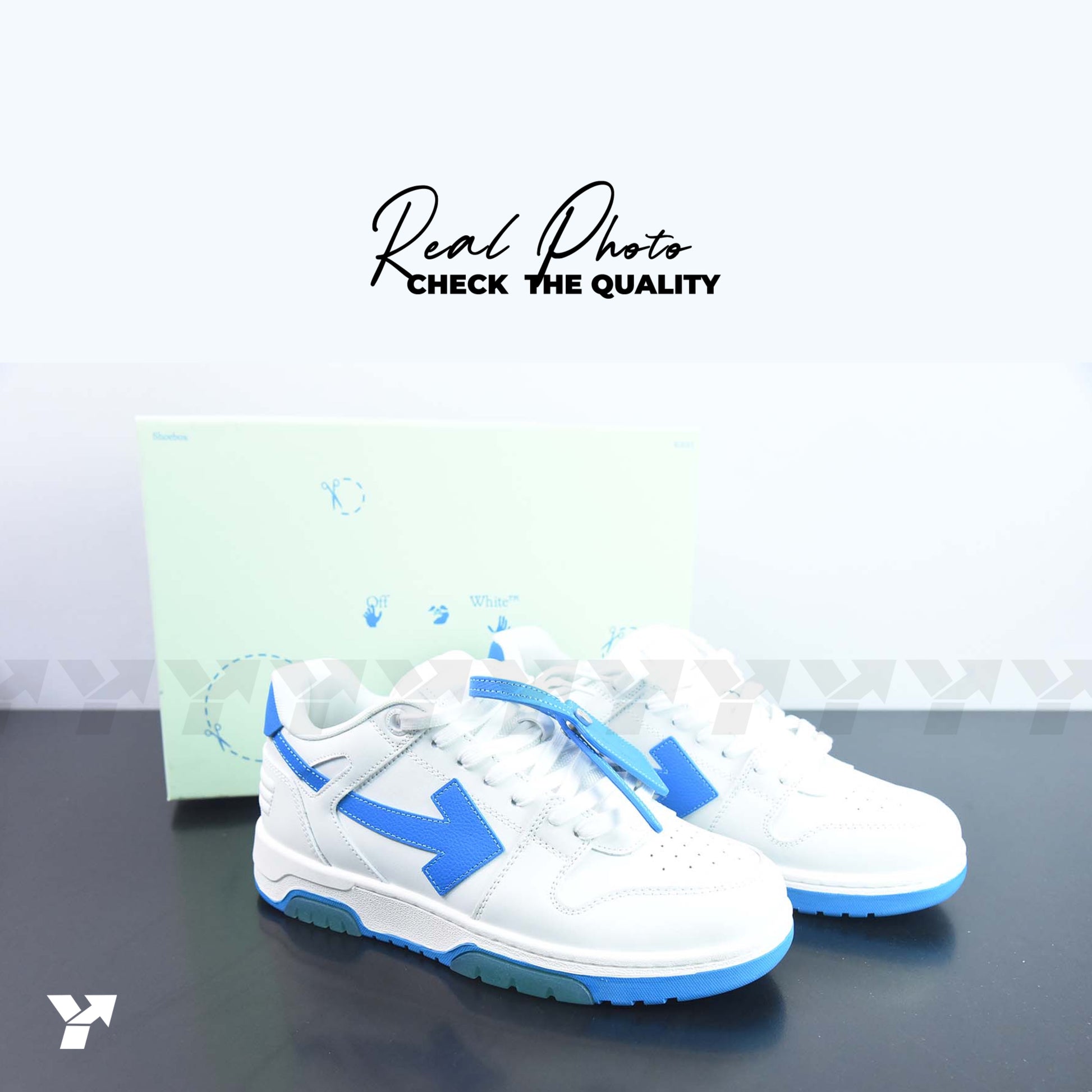 OFF-WHITE Out Of Office "000" Low-White Blue (FW21)