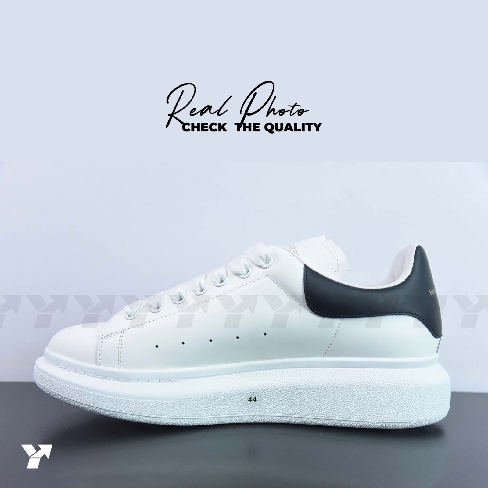 Alexander McQueen Oversized Sneaker 'White Black’