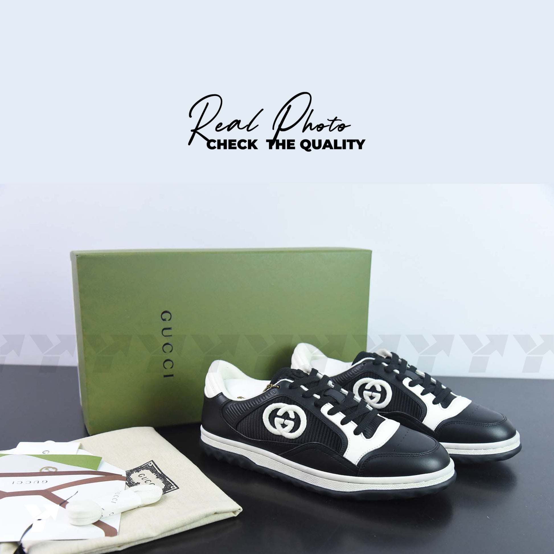 Gucci MAC80 Sneaker 'Black Off White'