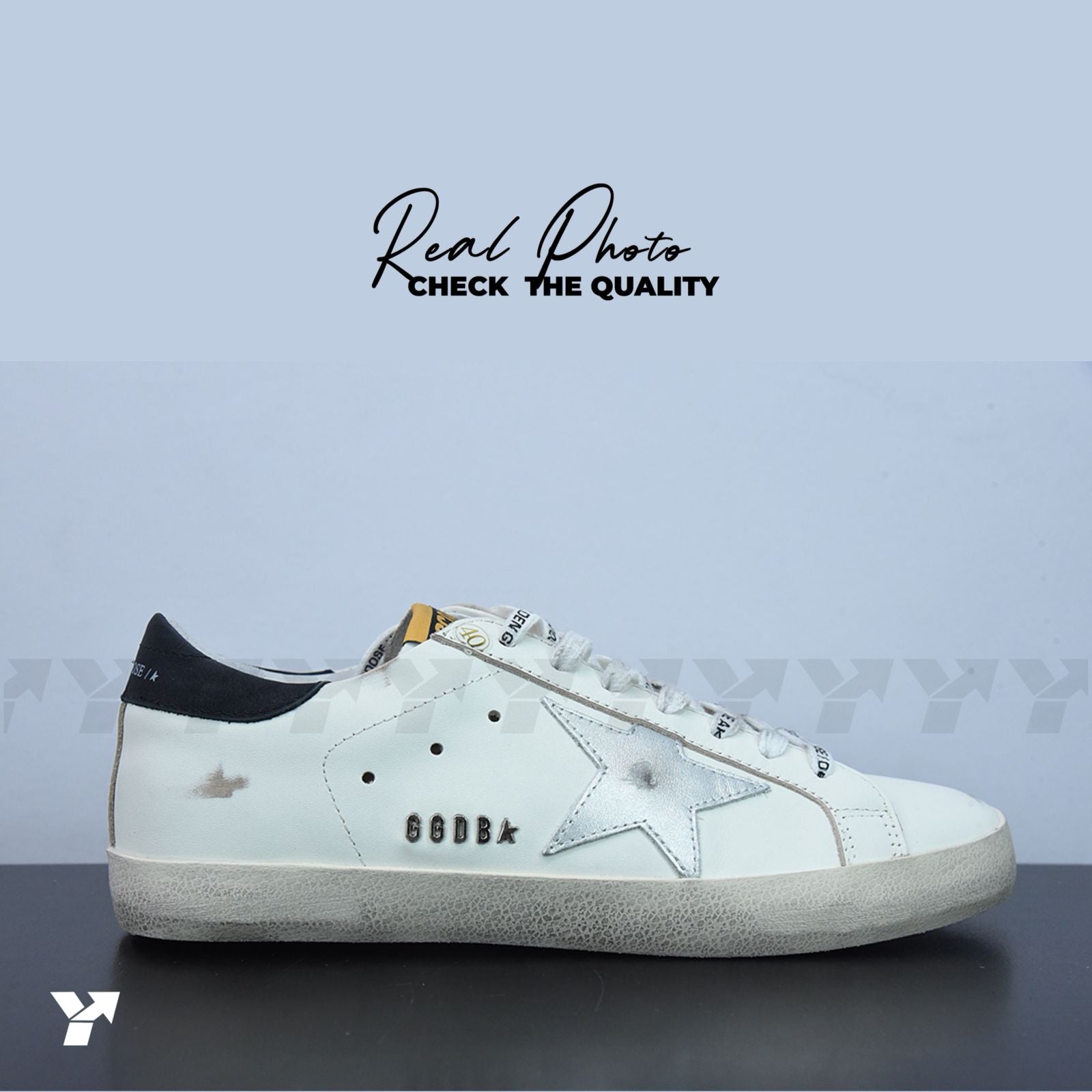 Golden Goose Wmns Superstar 'White Silver Black'