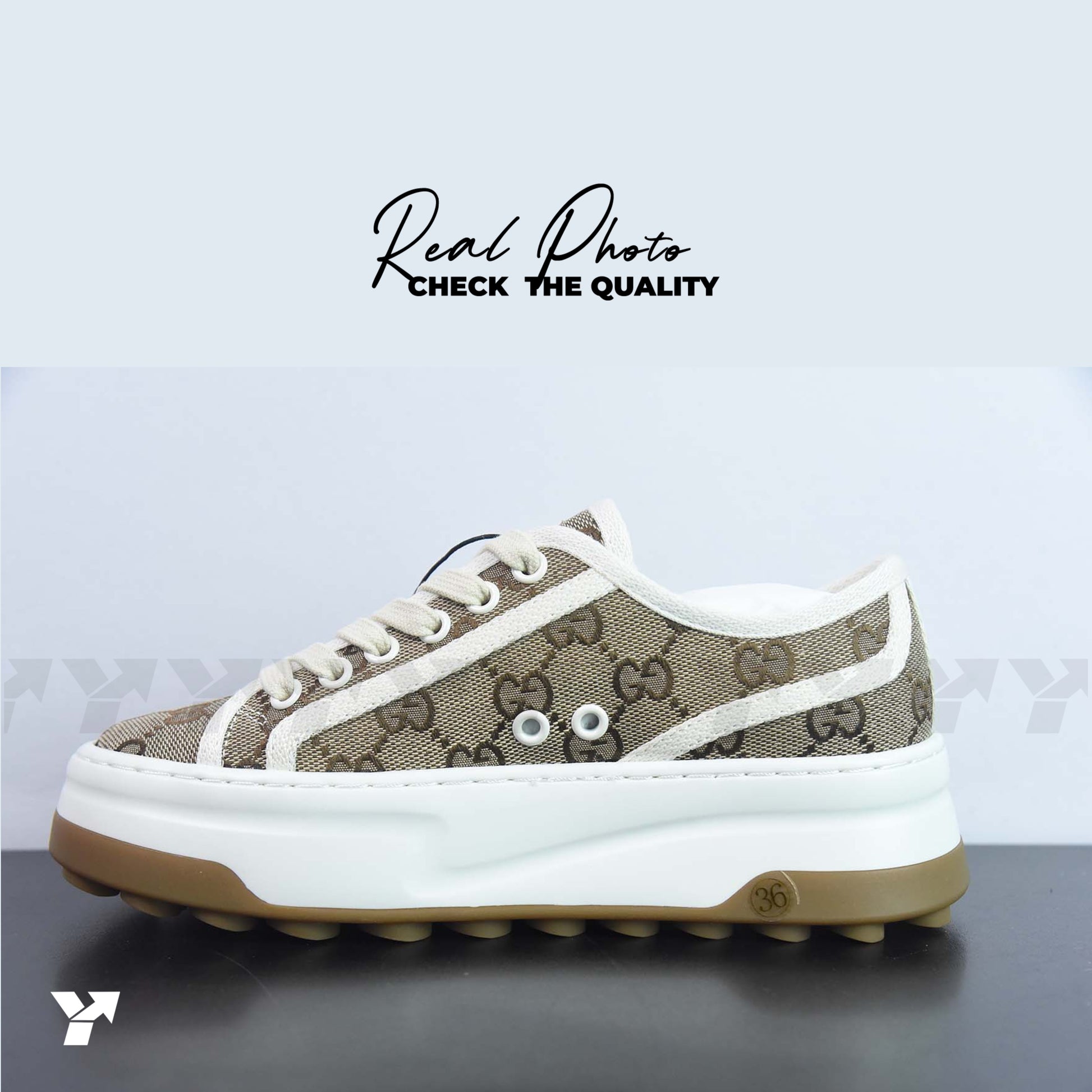 Gucci GG Sneaker 'Interlocking G- Beige'
