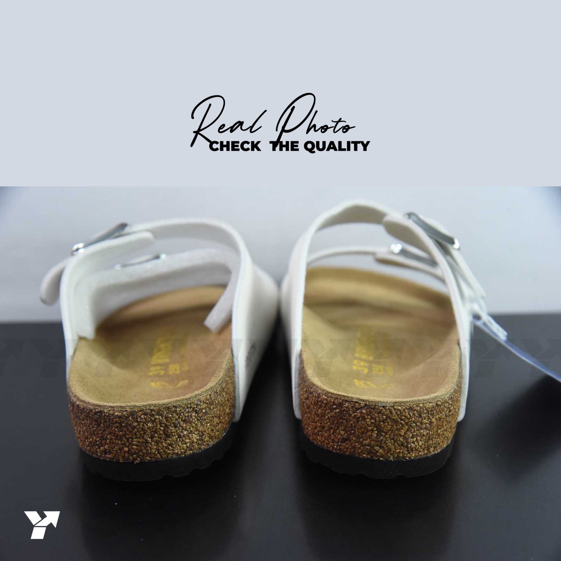 Birkenstock Arizona Birko-Flor 'White'