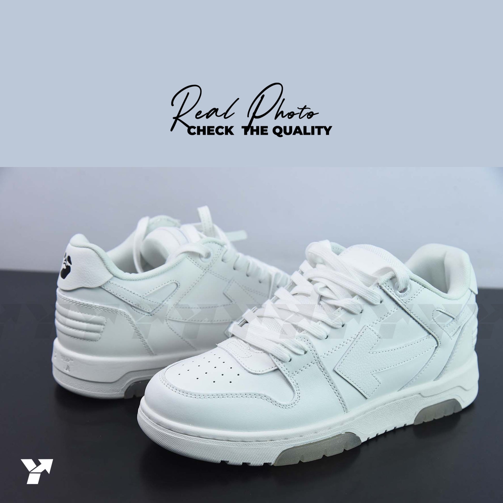 Off-White Out Of Office Calf Leather-Triple White