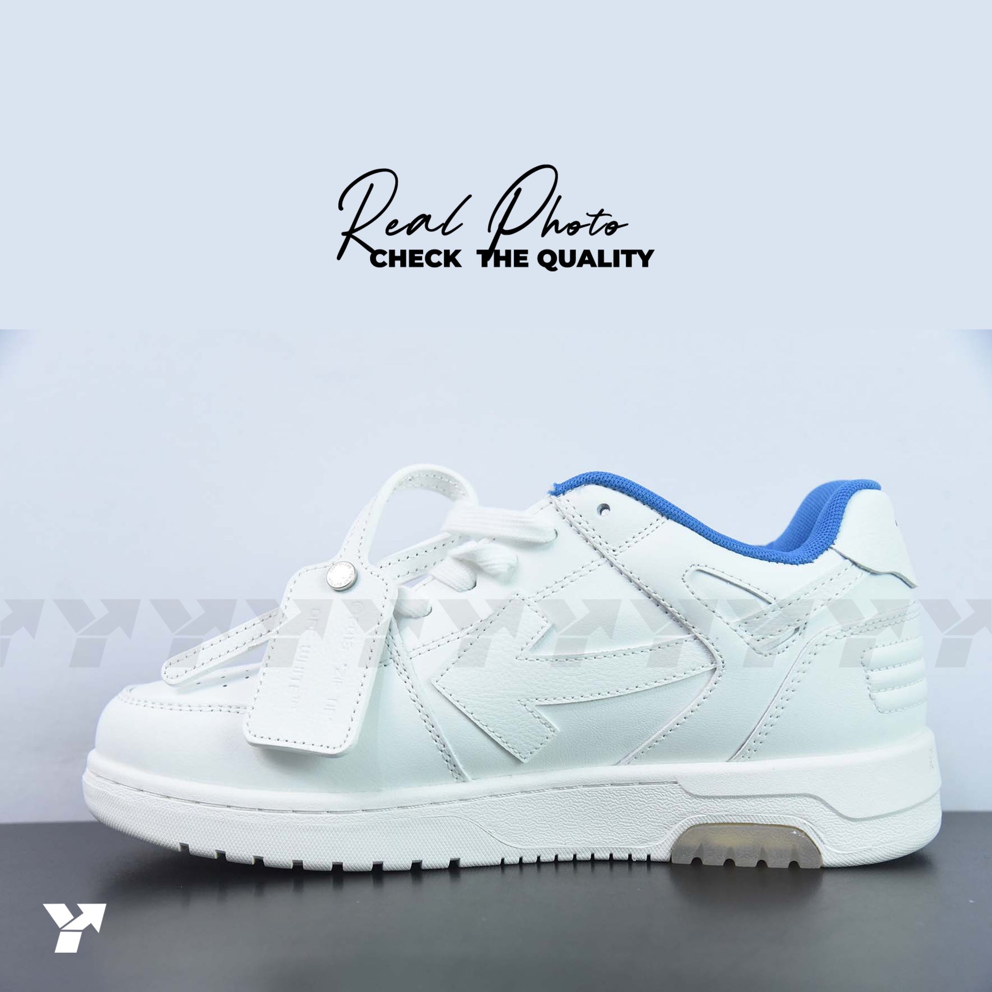 OFF-WHITE Out Of Office For Walking White Blue