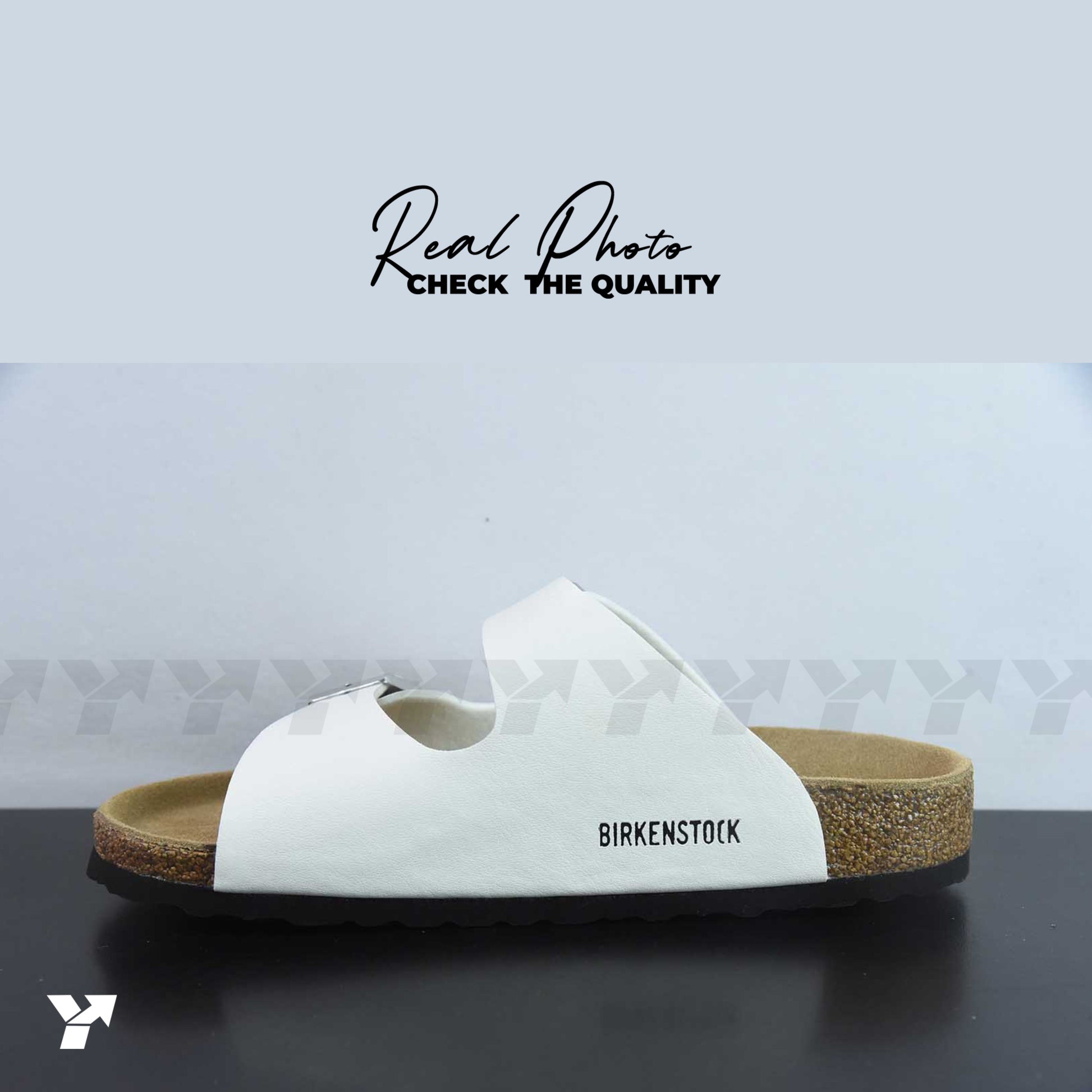 Birkenstock Arizona Birko-Flor 'White'