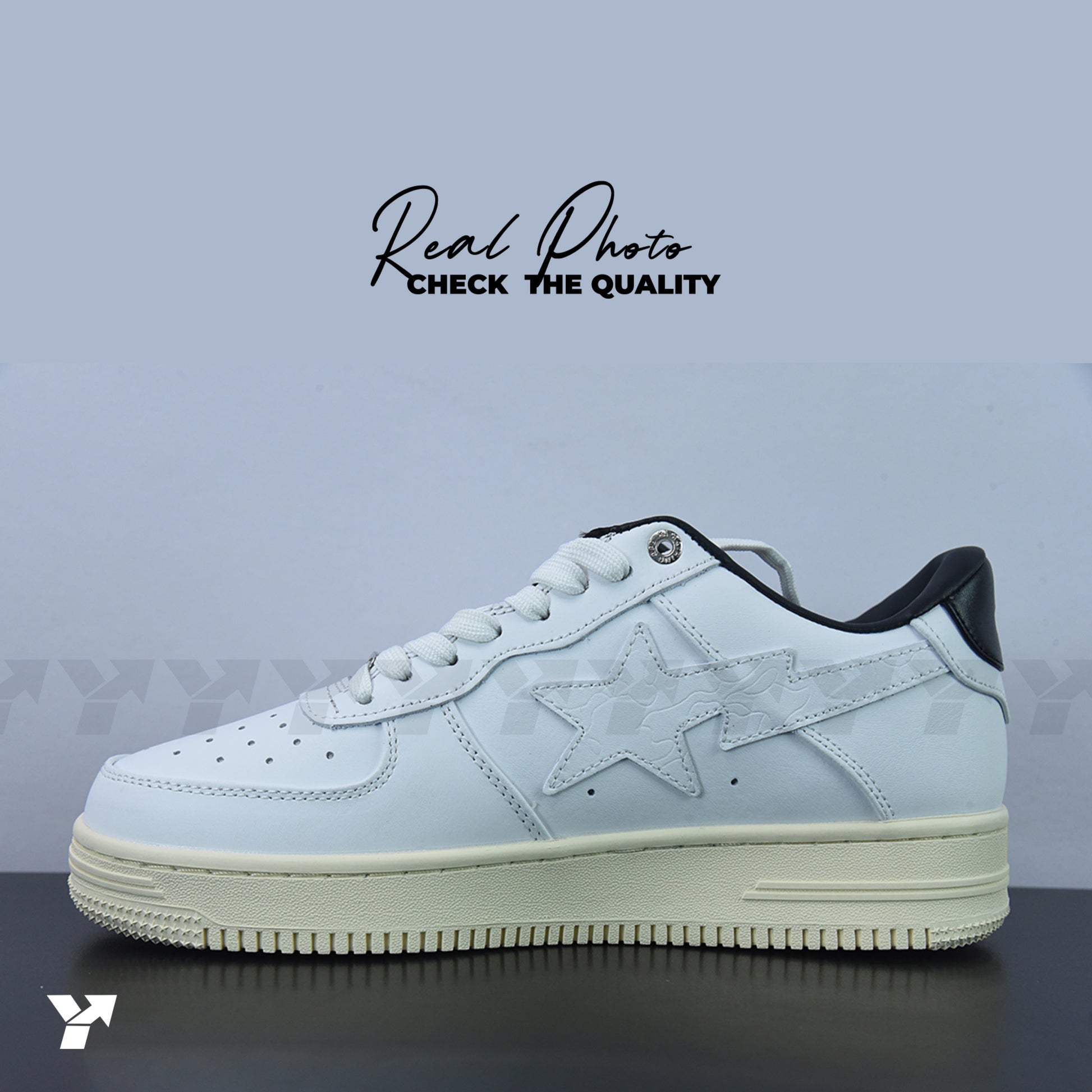 A Bathing Ape Bape Sta Black White Silver