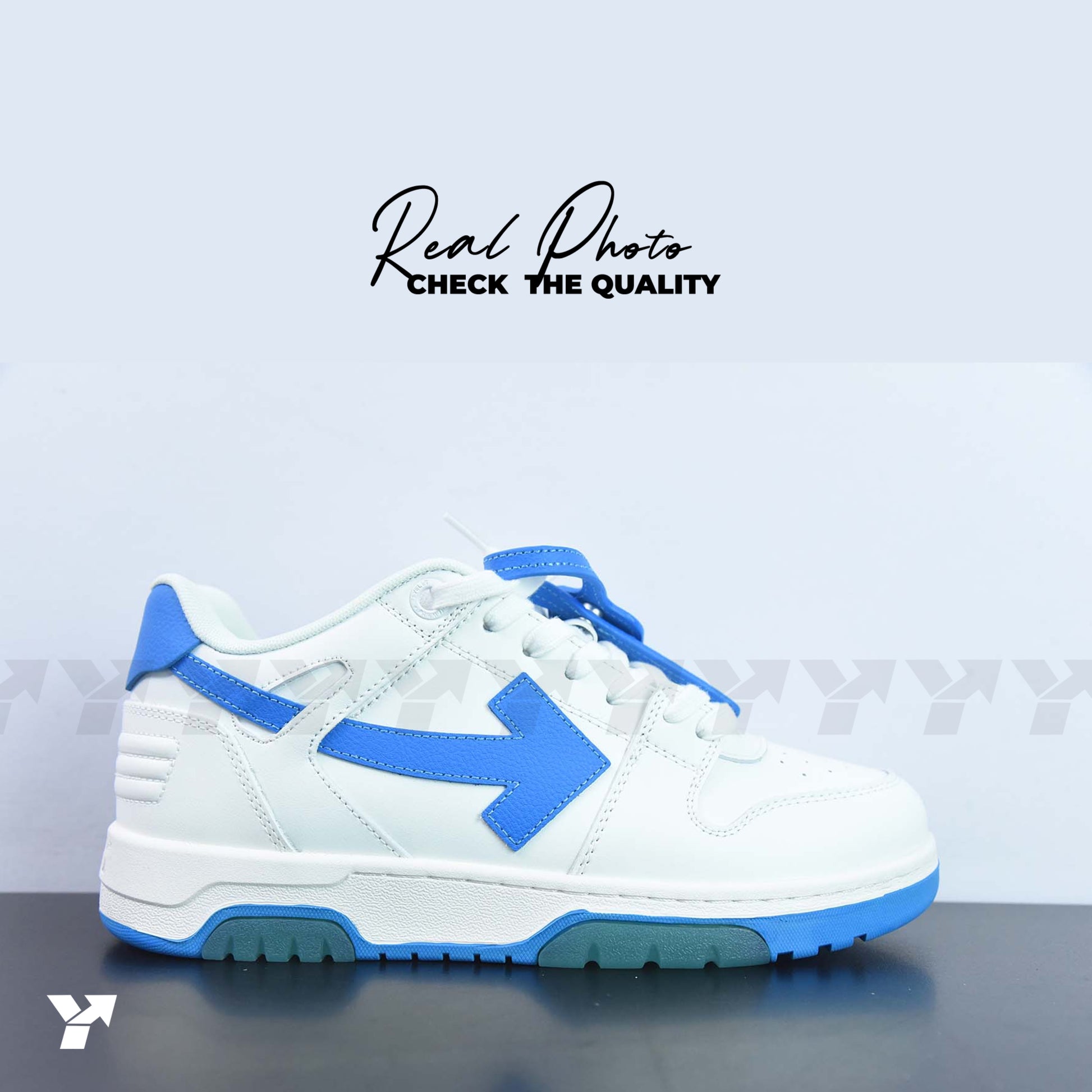 OFF-WHITE Out Of Office "000" Low-White Blue (FW21)