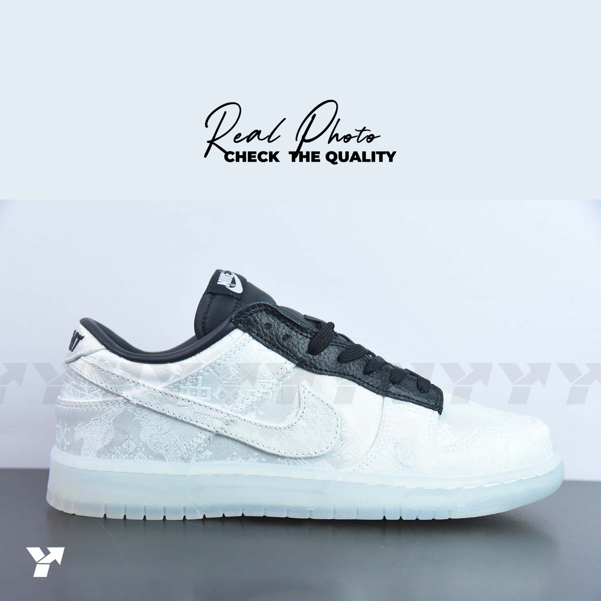 Nike Dunk Low-CLOT Fragment White
