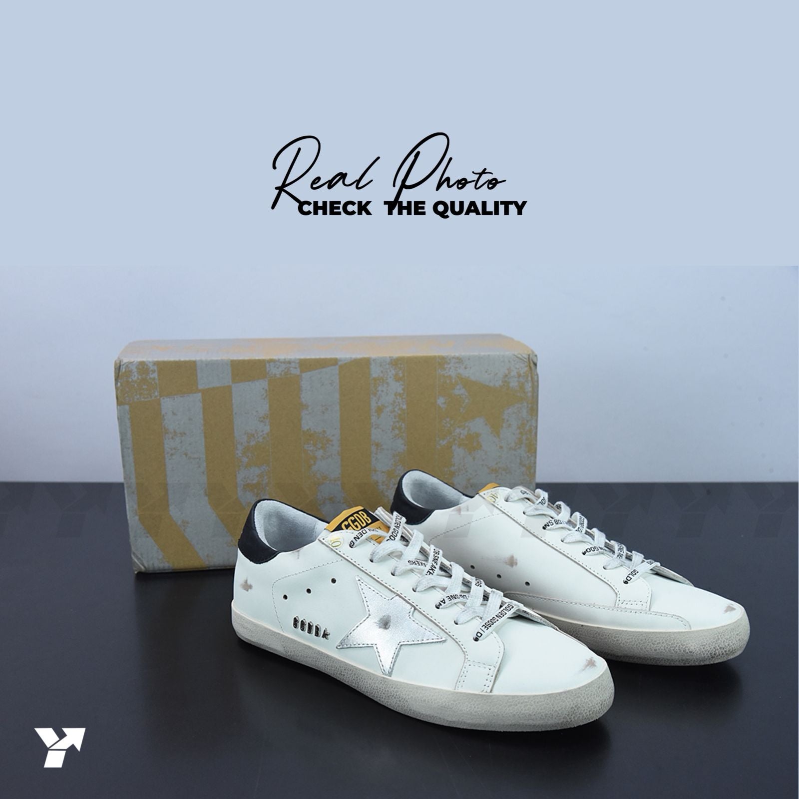 Golden Goose Wmns Superstar 'White Silver Black'