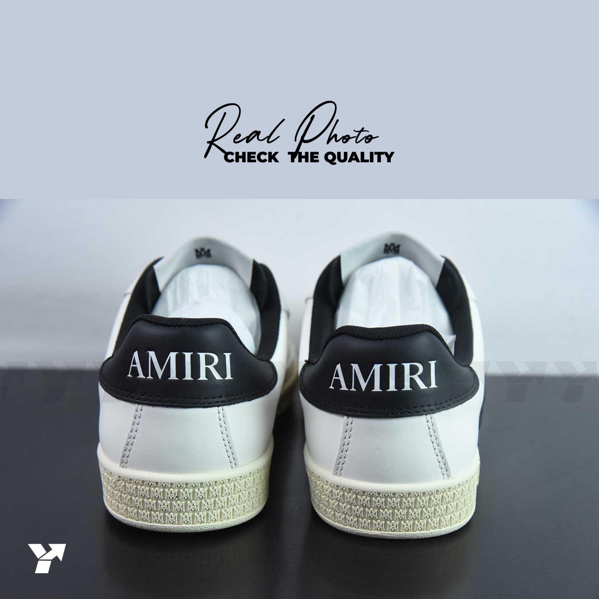 AMIRI Pacific Stars-White Black