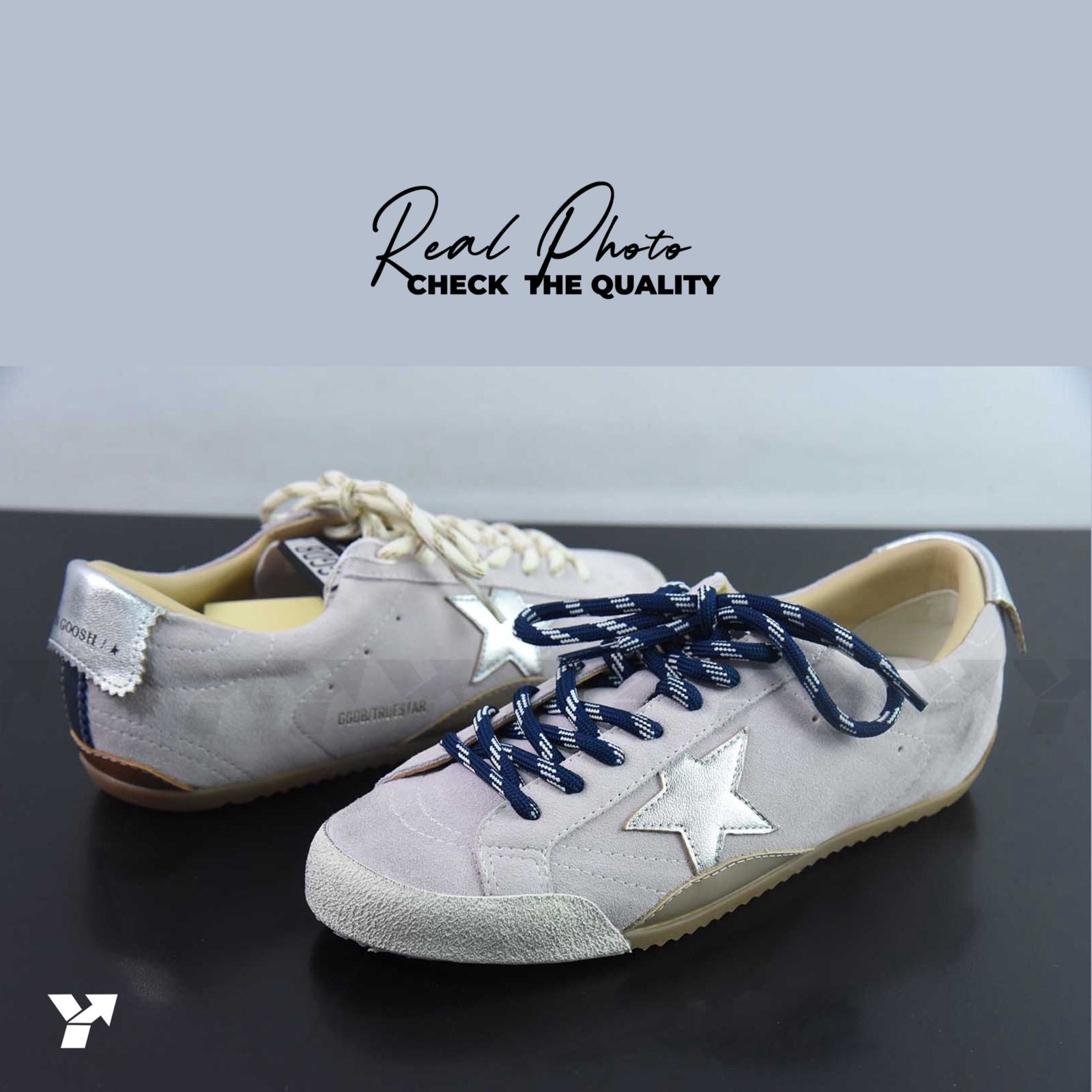 Golden goose True-Star-pastel pink suede