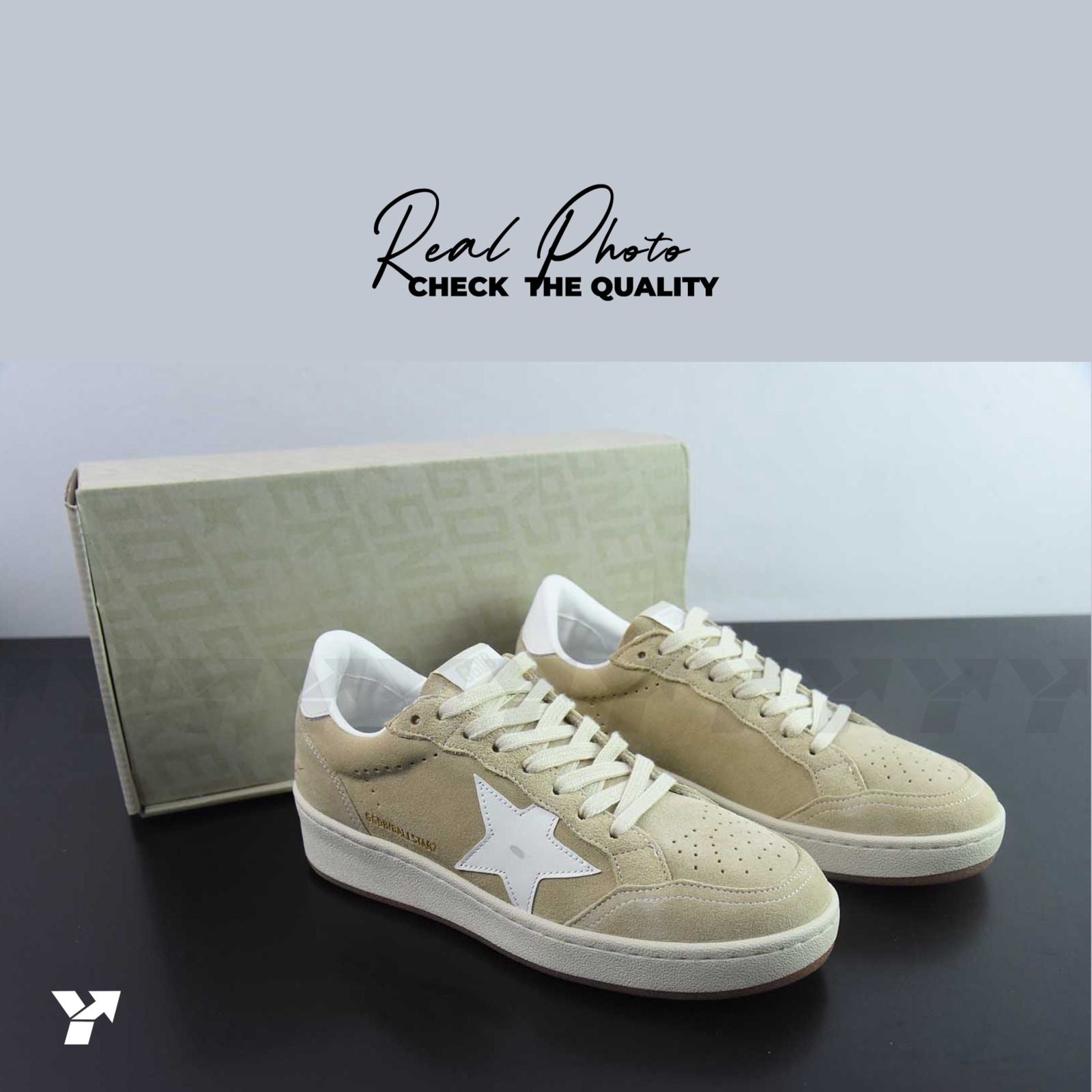 Golden Goose Ball Star 2 Beige white gum