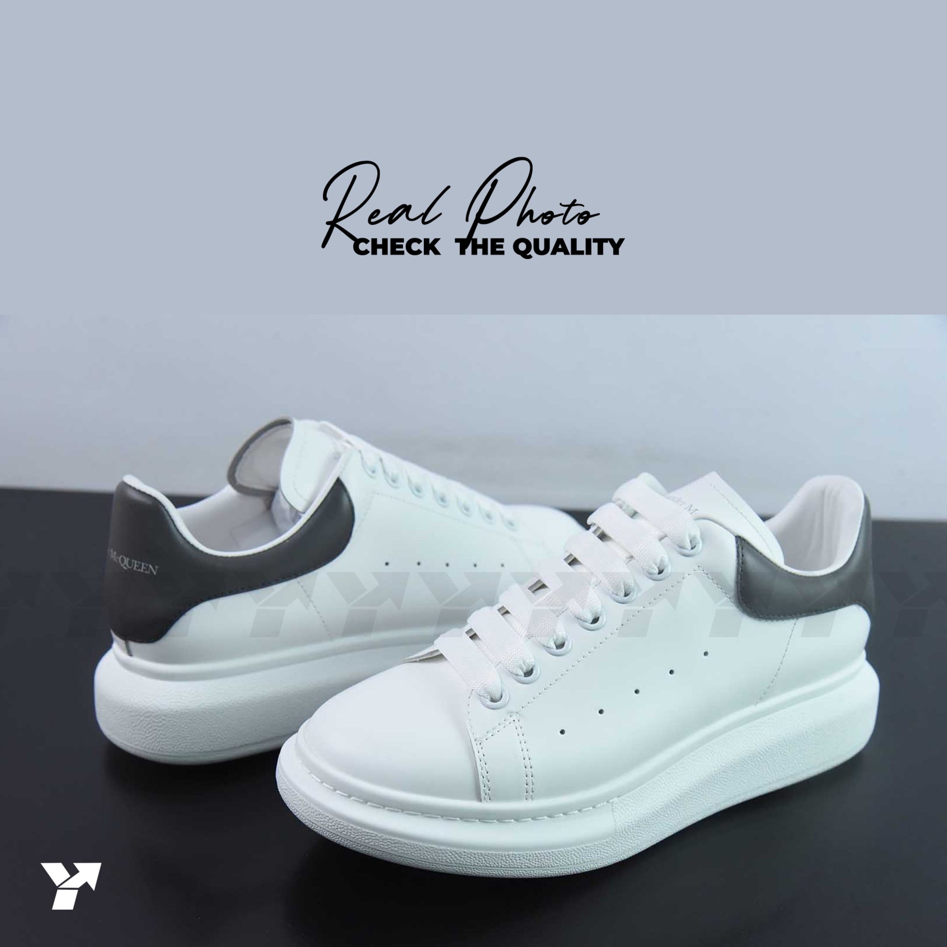 Alexander McQueen Oversized Sneaker 'Extra White Khaki'