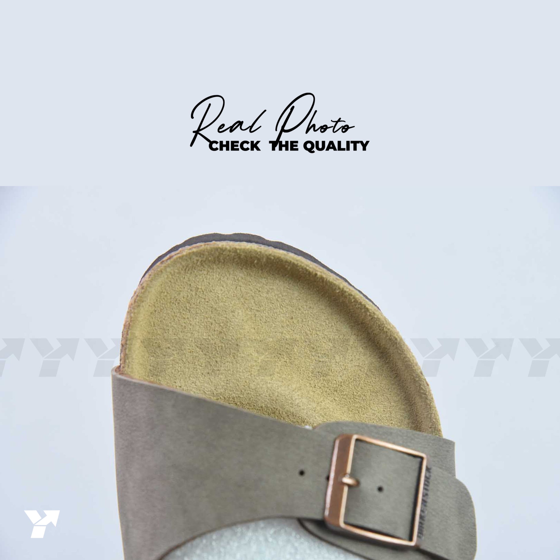 Birkenstock Arizona Birkibuc Narrow 'Stone'