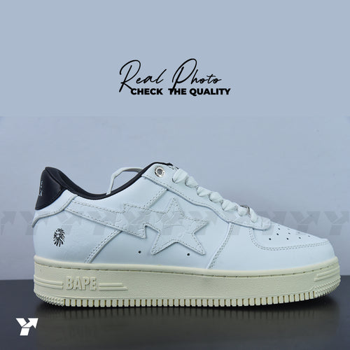 A Bathing Ape Bape Sta Black White Silver