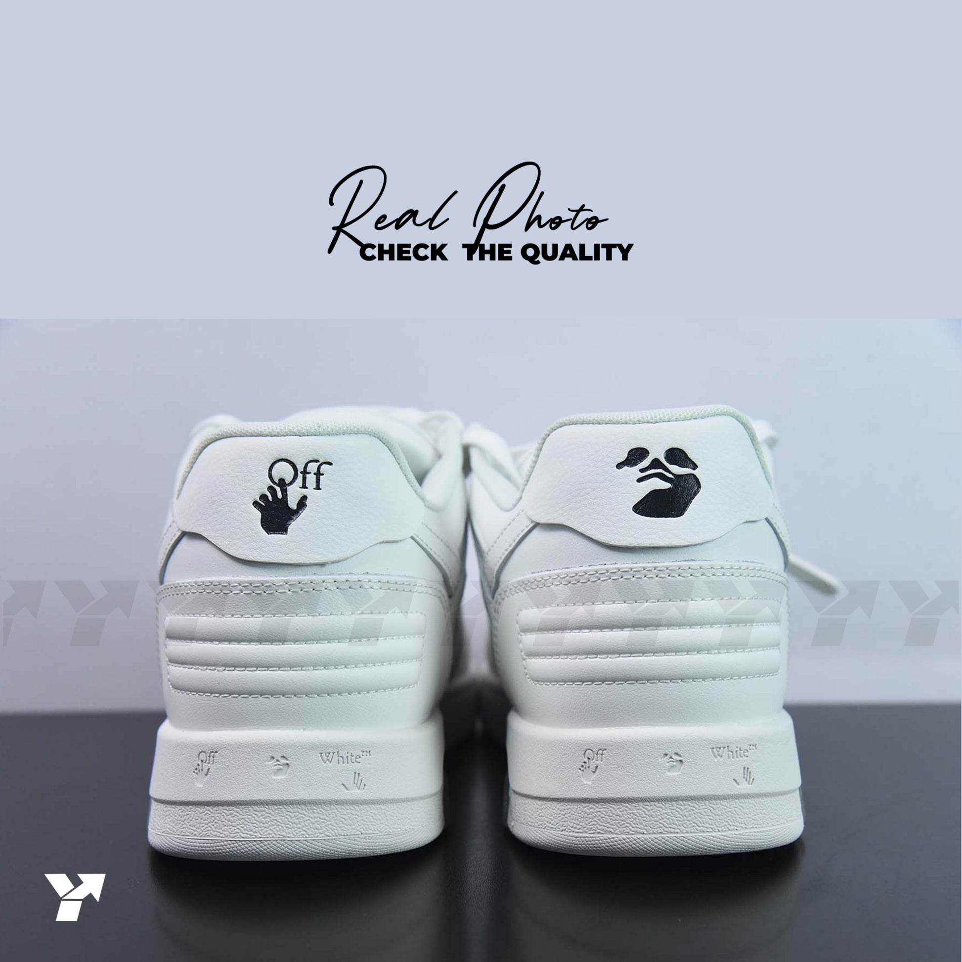 Off-White Out Of Office Calf Leather-Triple White