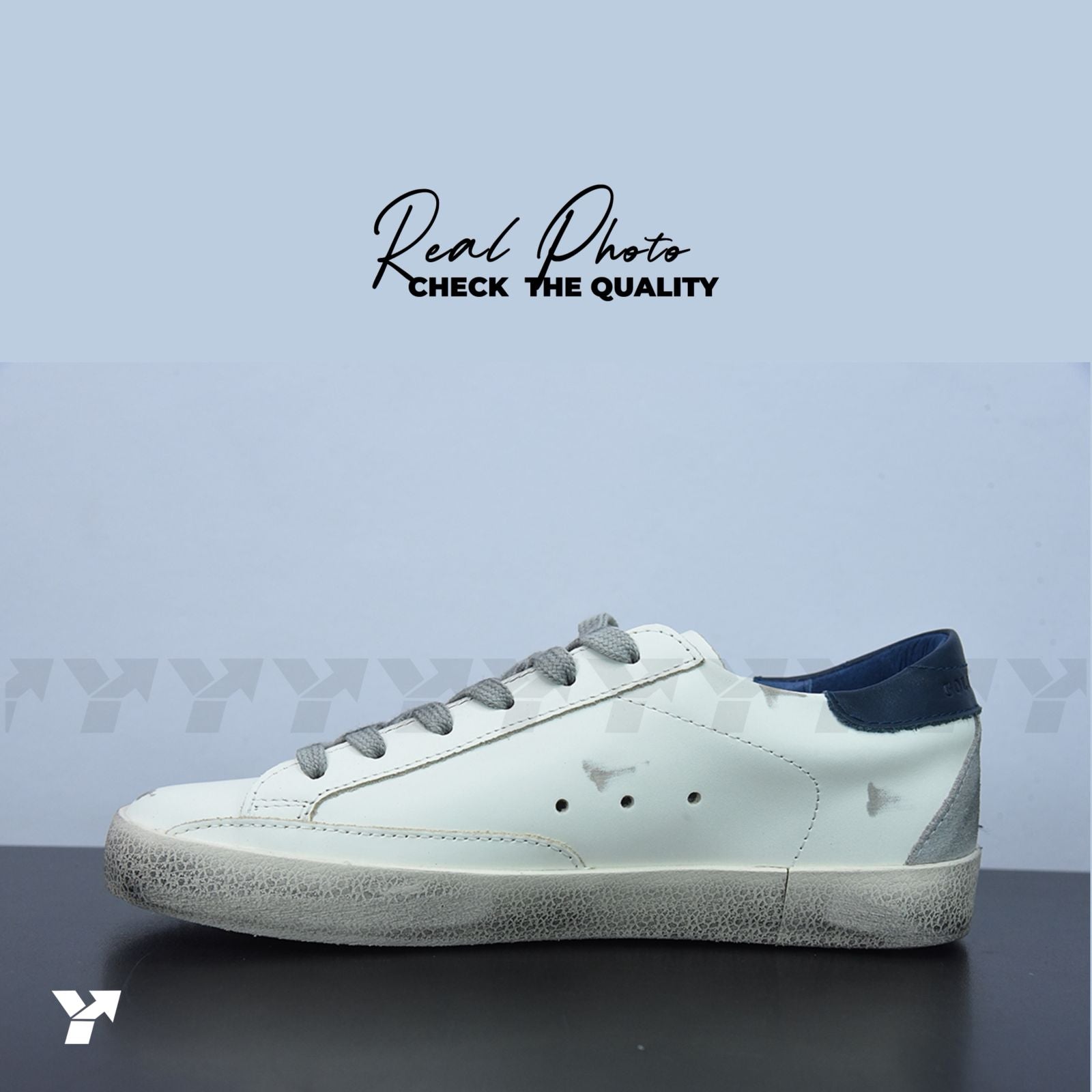 Golden Goose Super-Star White Navy