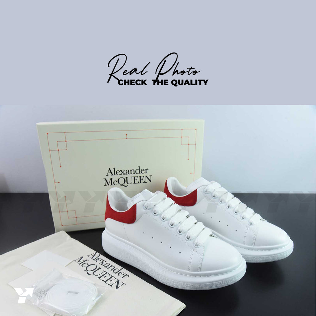 Alexander McQueen Oversized Sneaker 'White Lust Red'