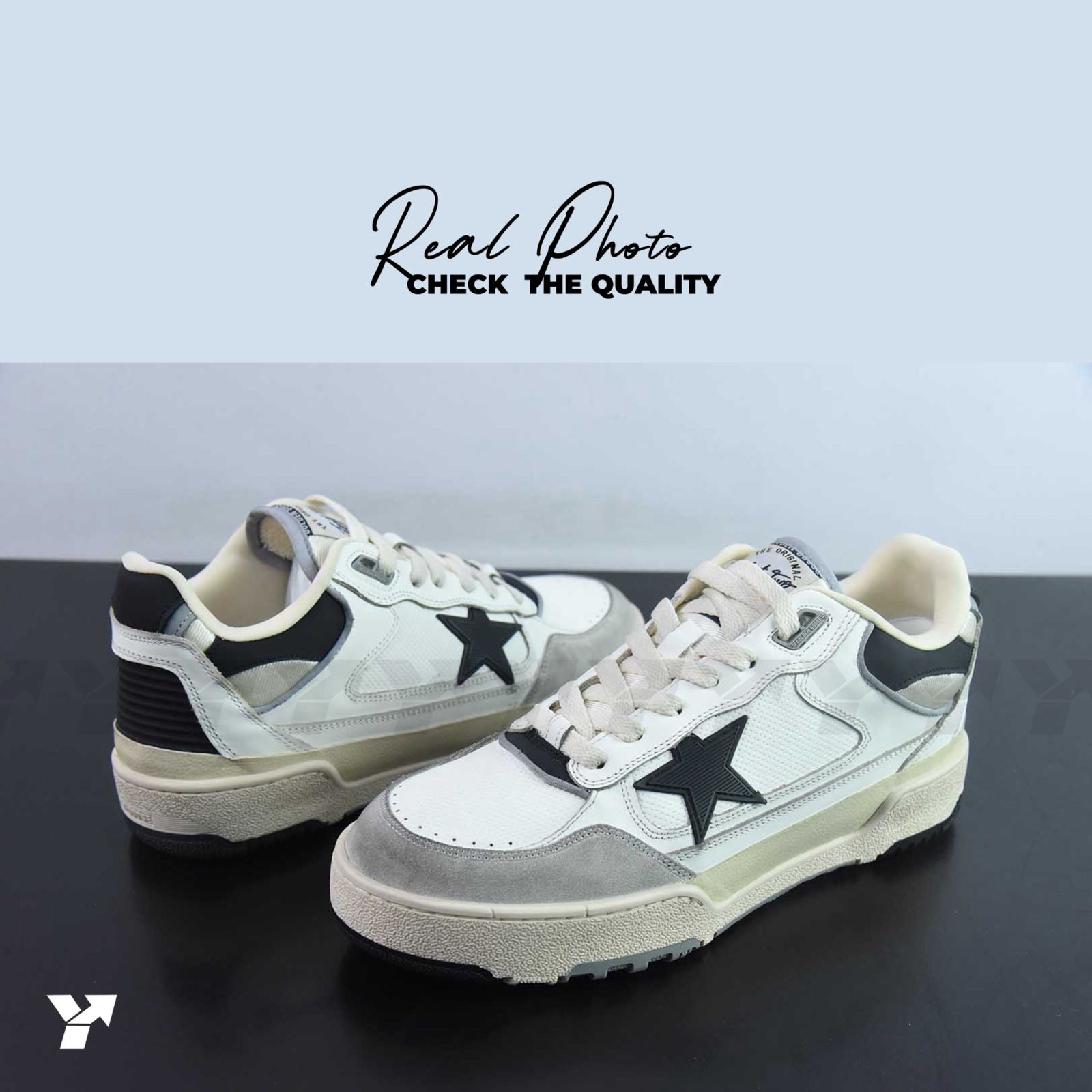 Golden goose forty 2-White black