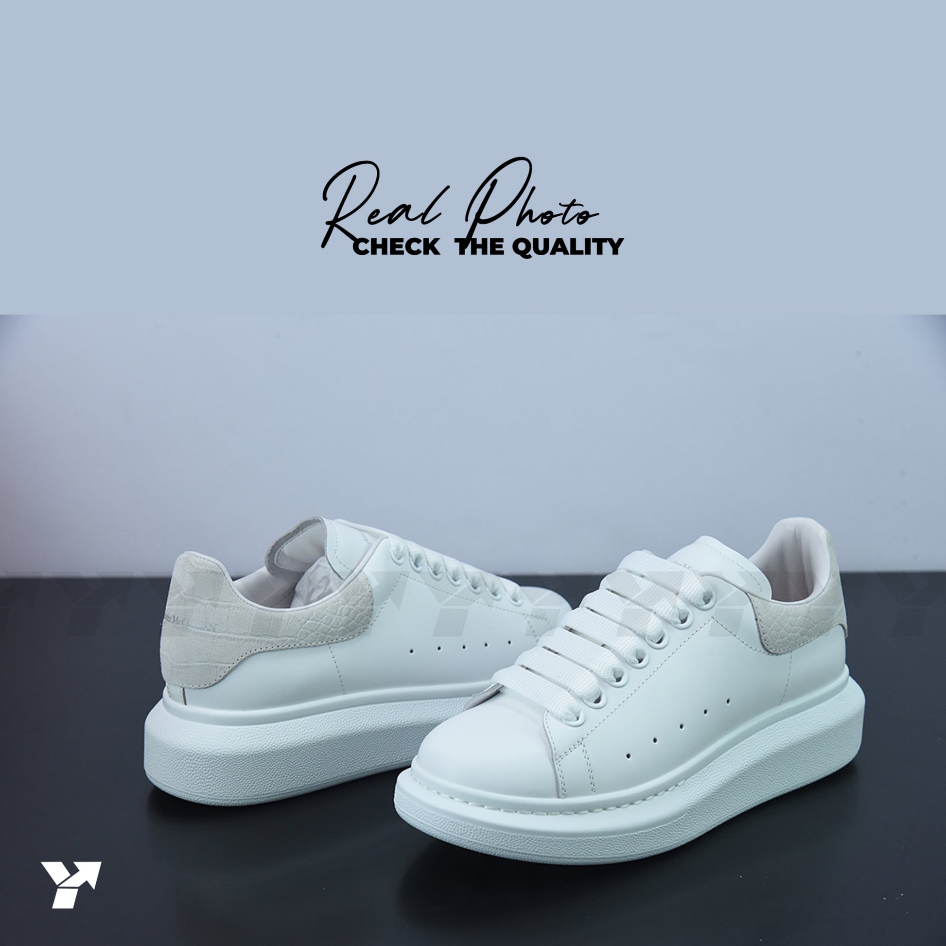 Alexander McQueen-White Croc