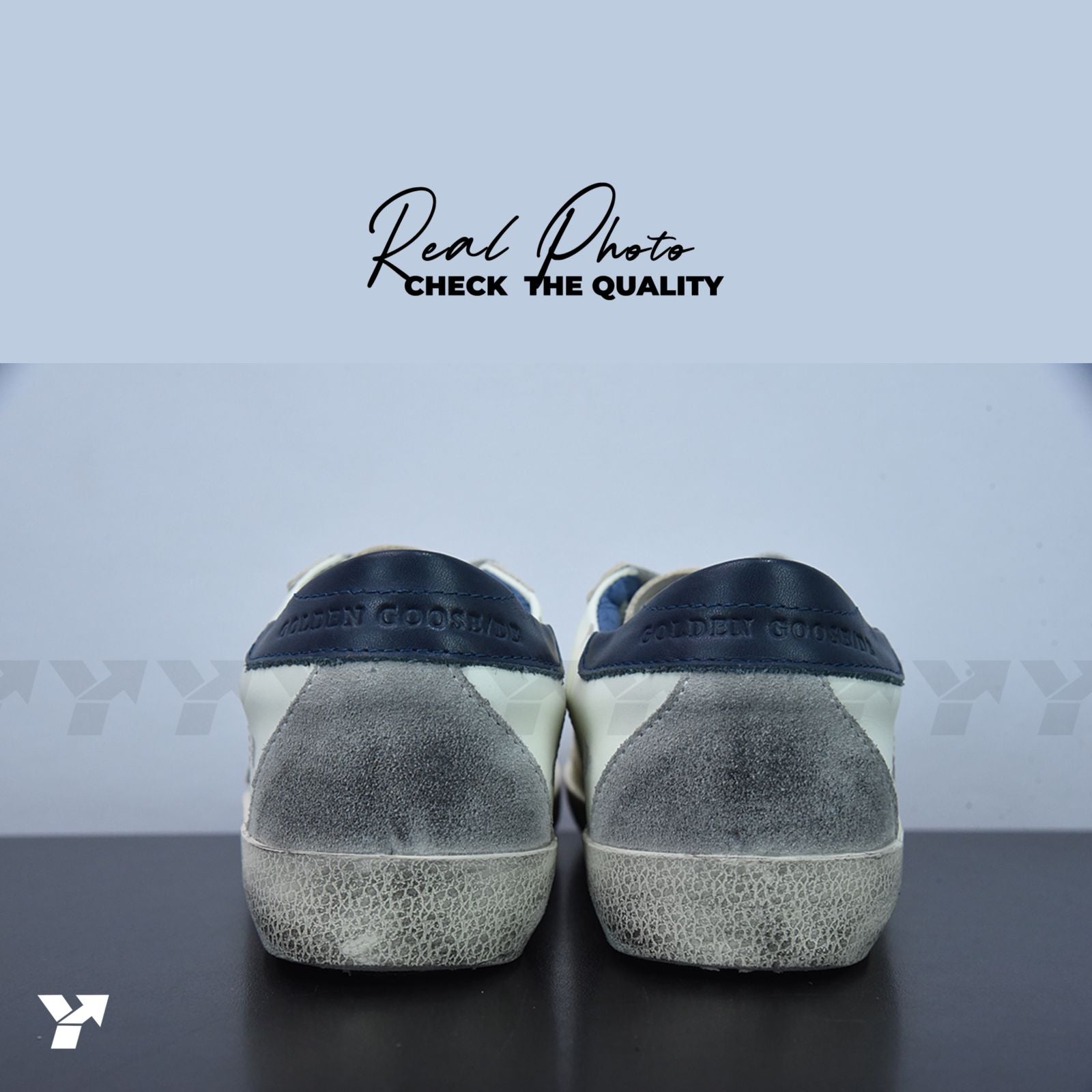 Golden Goose Super-Star White Navy