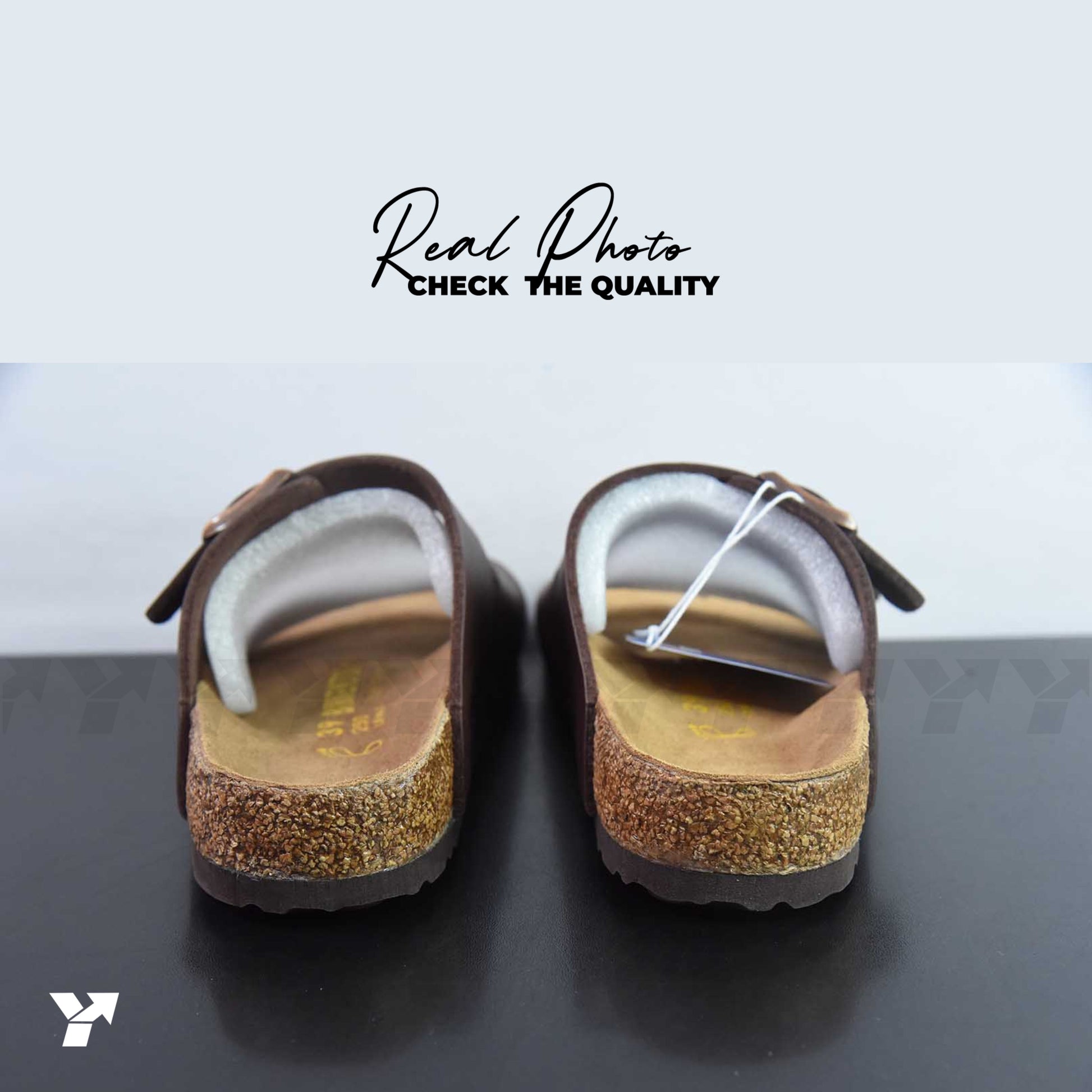 Birkenstock Arizona Birko-Flor 'Dark Brown'