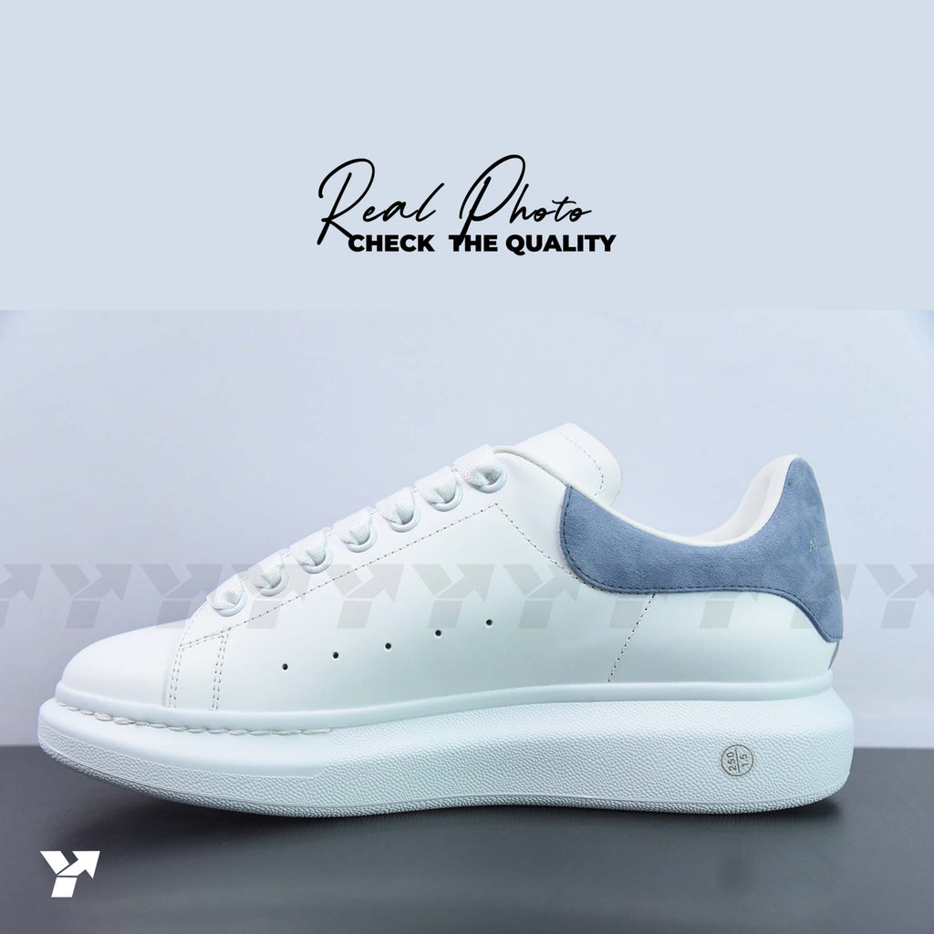 Alexander McQueen Wmns Oversized Sneaker 'White Dream Blue’