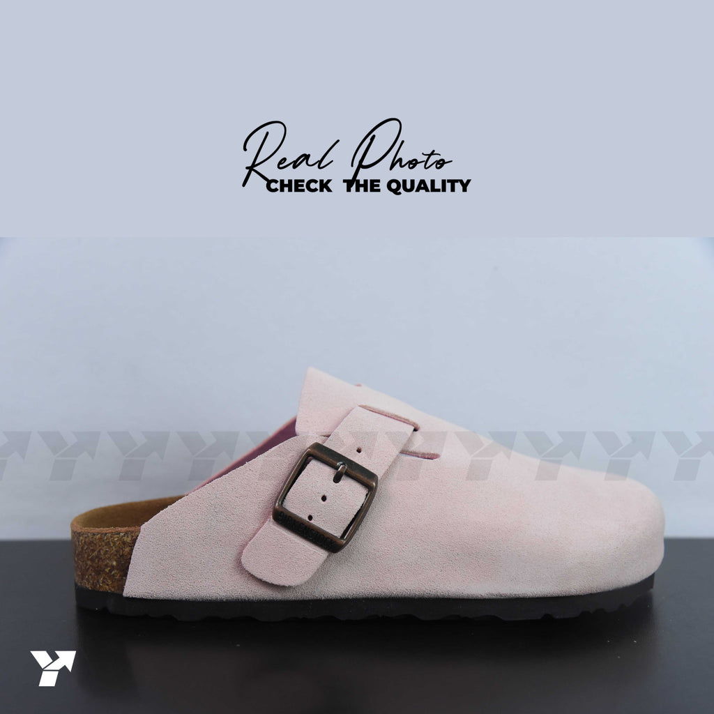 Birkenstock Boston Suede-Light Rose