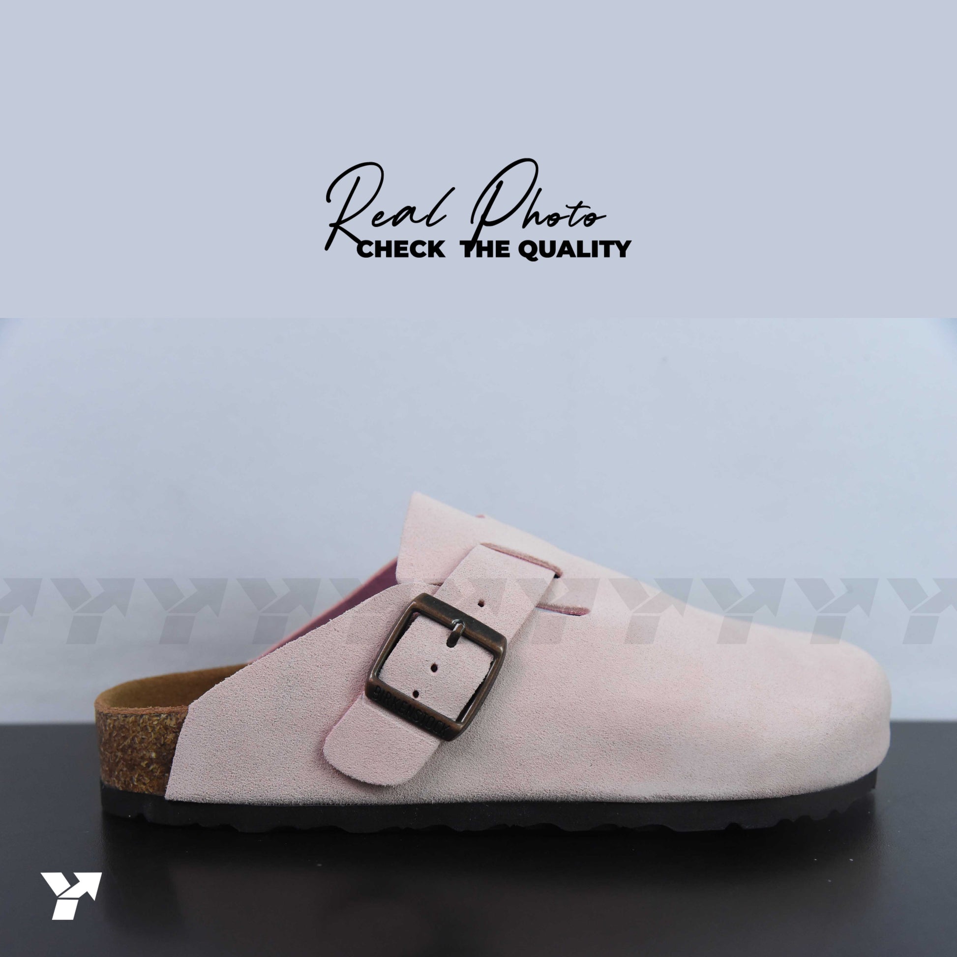 Birkenstock Boston Suede-Light Rose