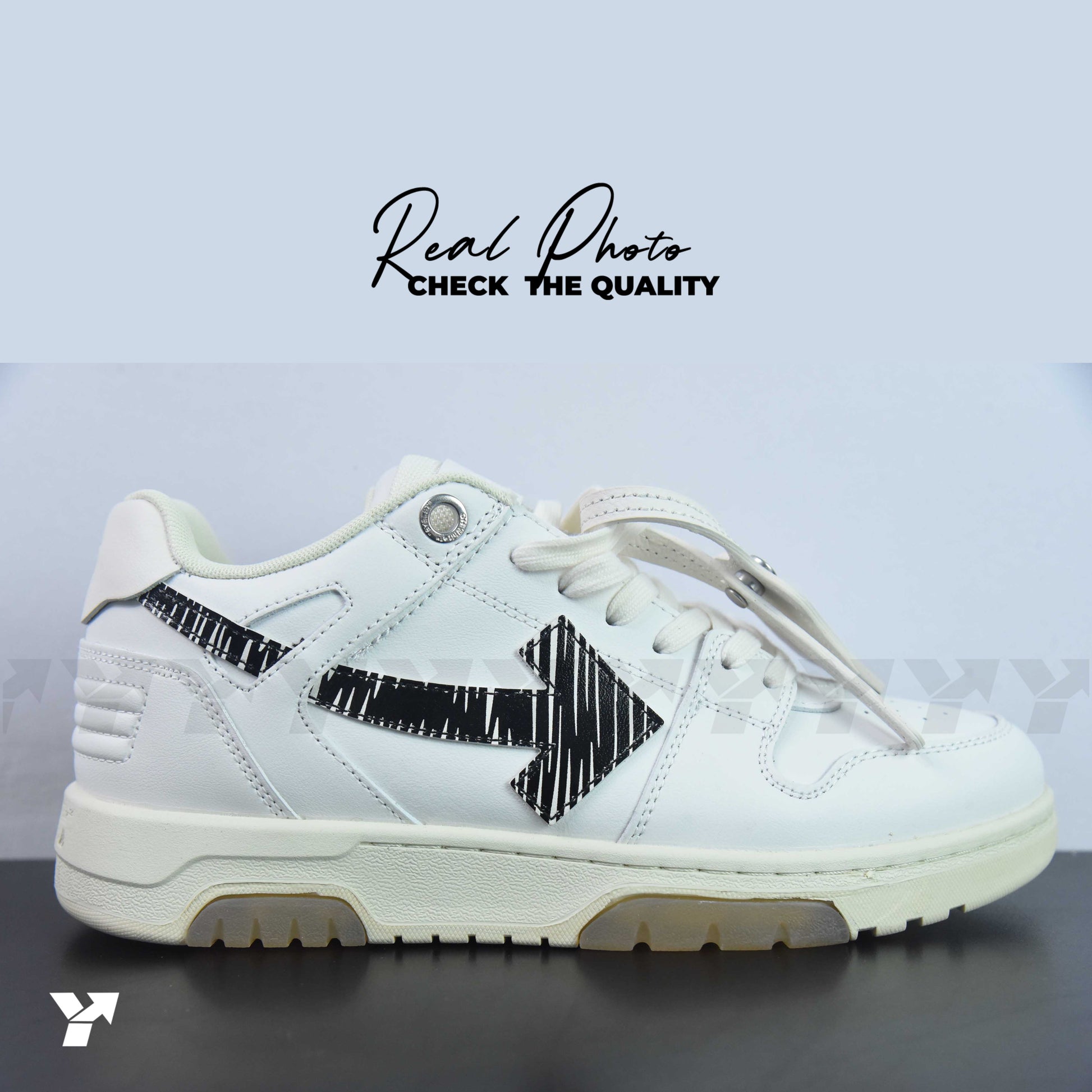 OFF-WHITE 0OO Low Tops-White Black SS21