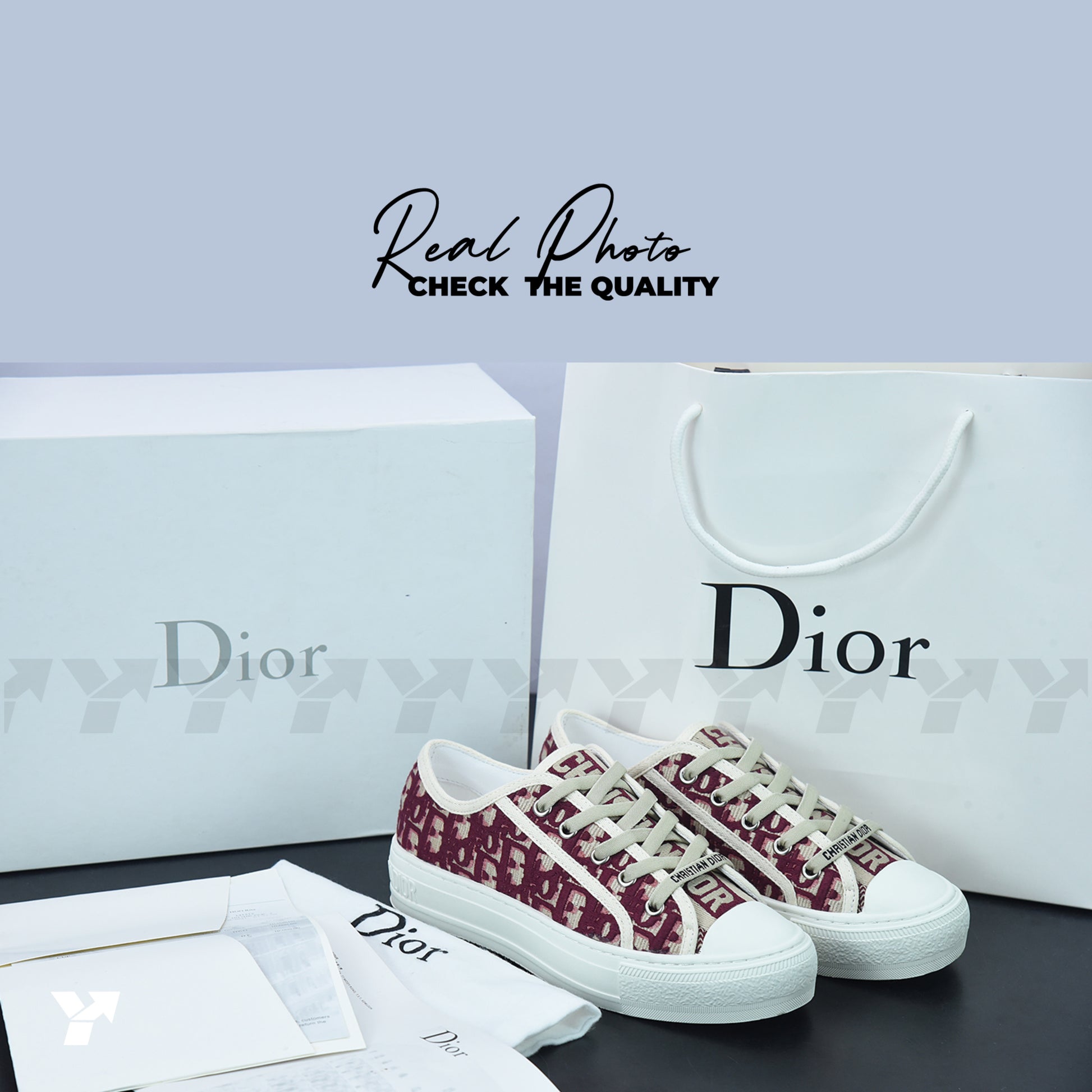 Dior Walk'N'Dior-Oblique Red Canvas (Women's)
