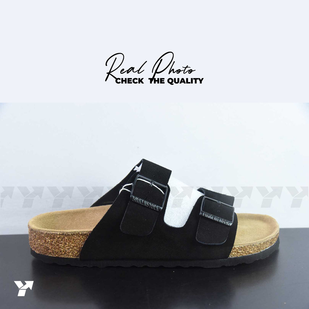 Birkenstock Arizona Soft Footbed Suede-Black