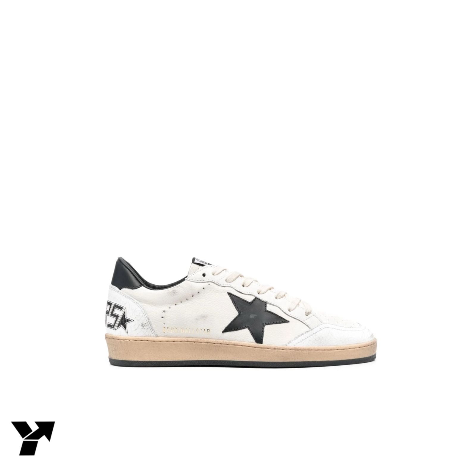 Golden Goose Ball-Star Low White Black