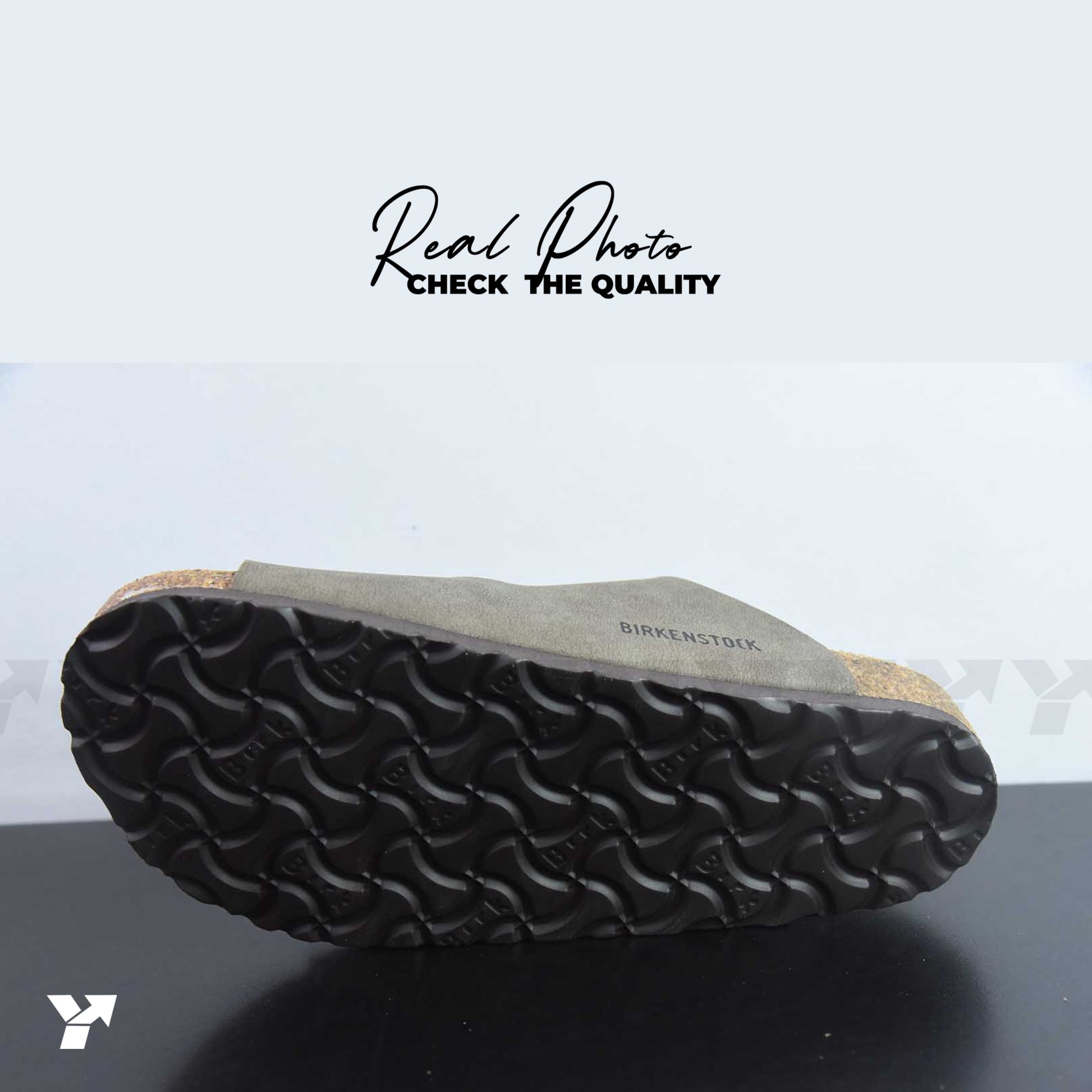 Birkenstock Arizona Birkibuc Narrow 'Stone'