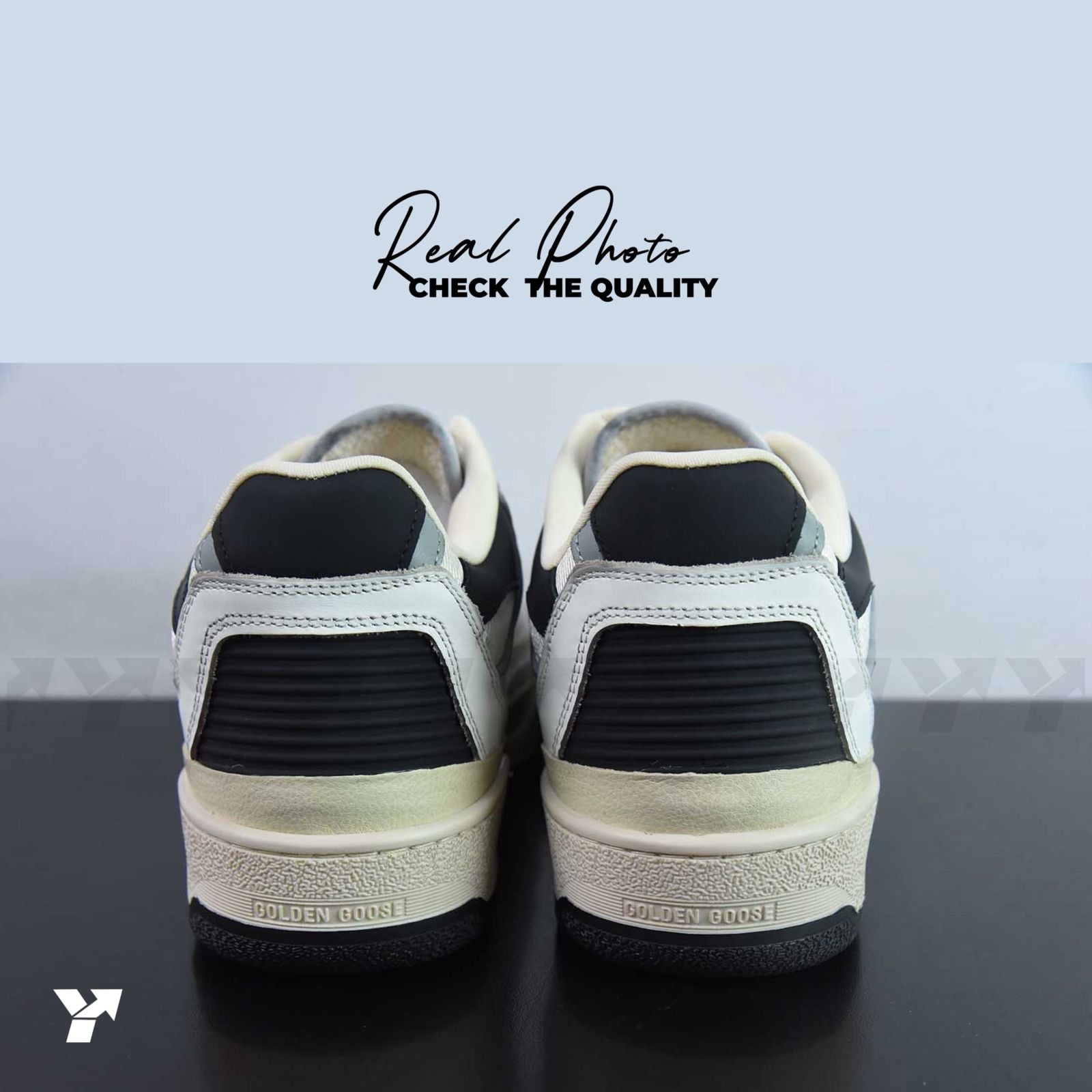 Golden goose forty 2-White black