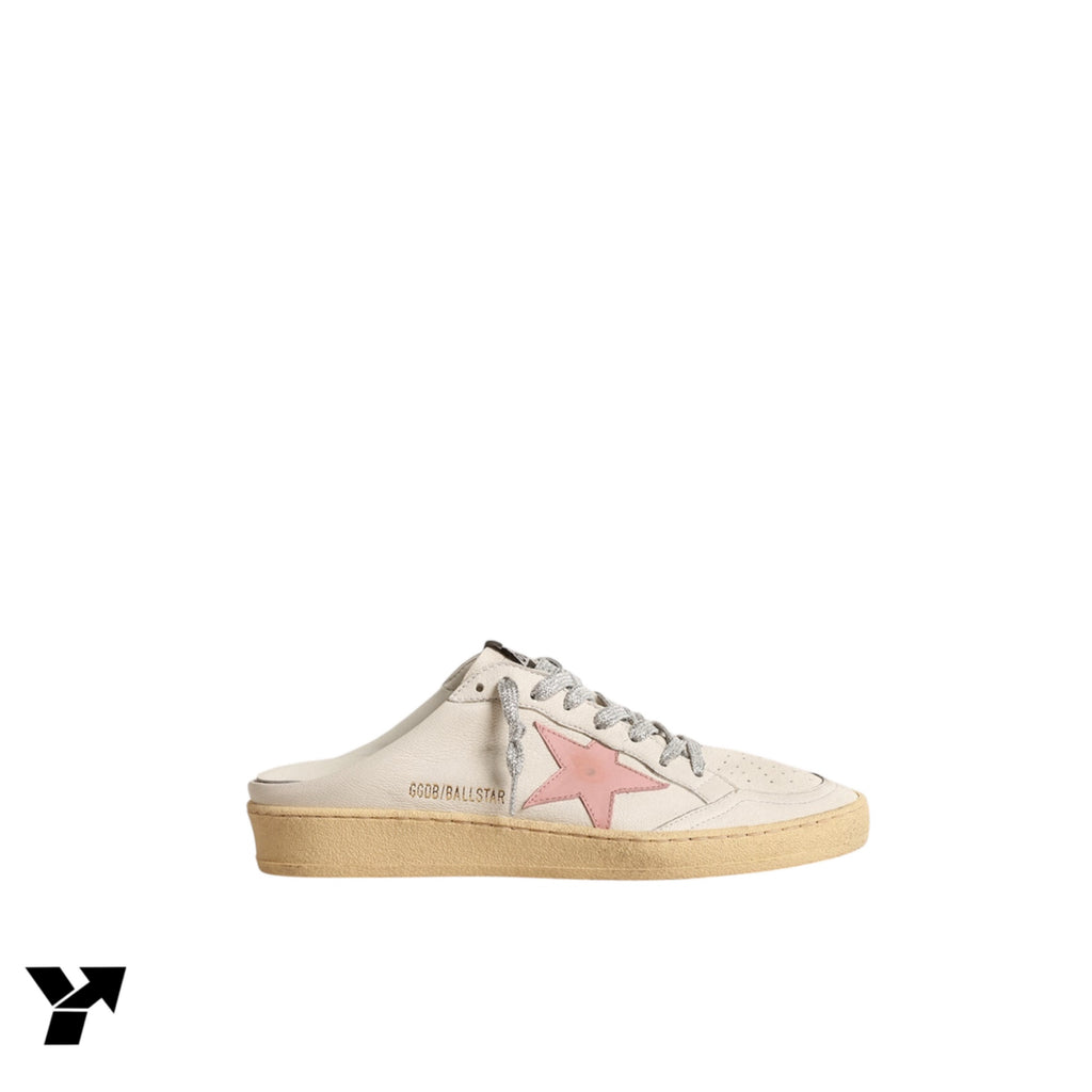 Golden Goose Wmns Ballstar Sabot 'White Old Rose'