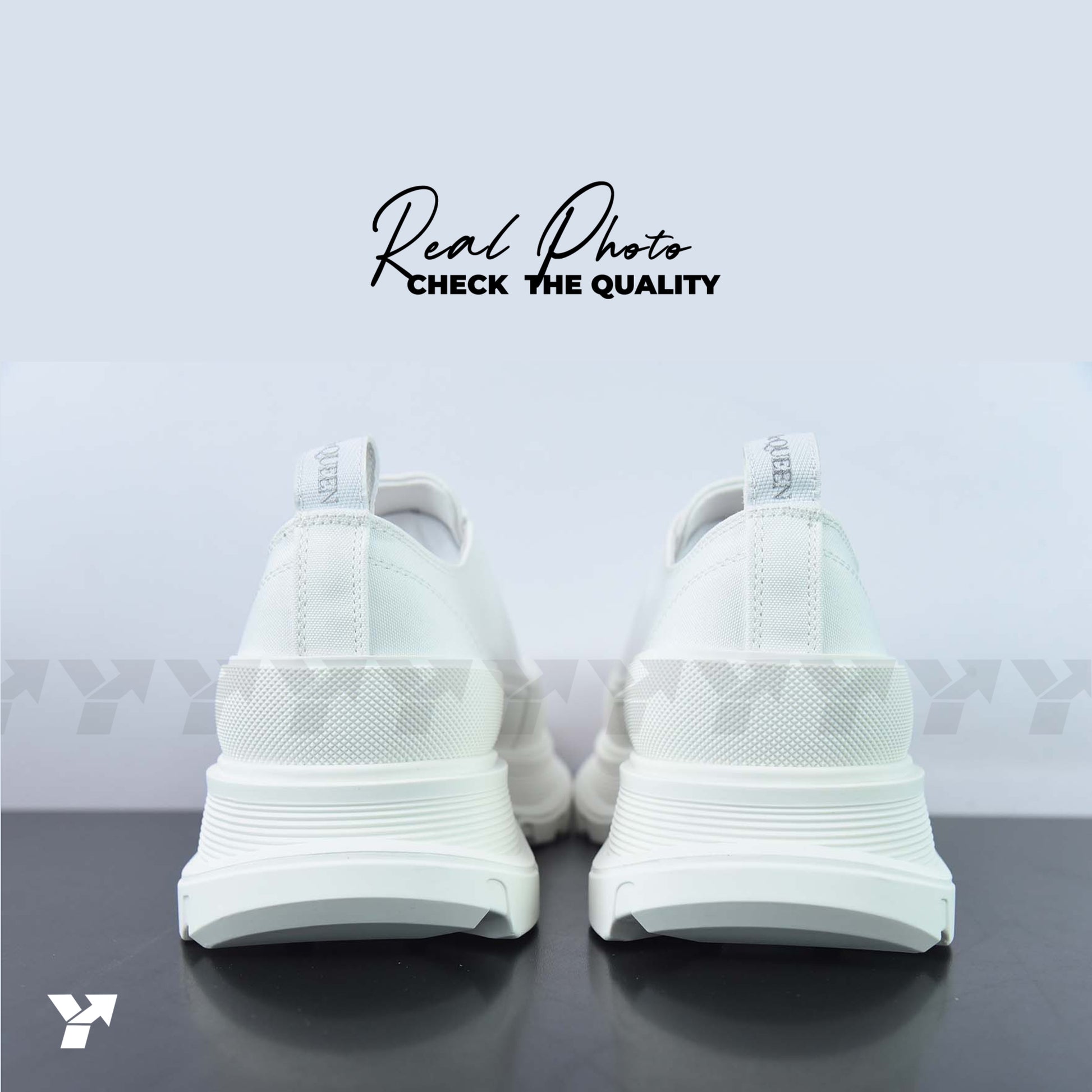 Alexander McQueen Tread Slick Low Lace Up-White White