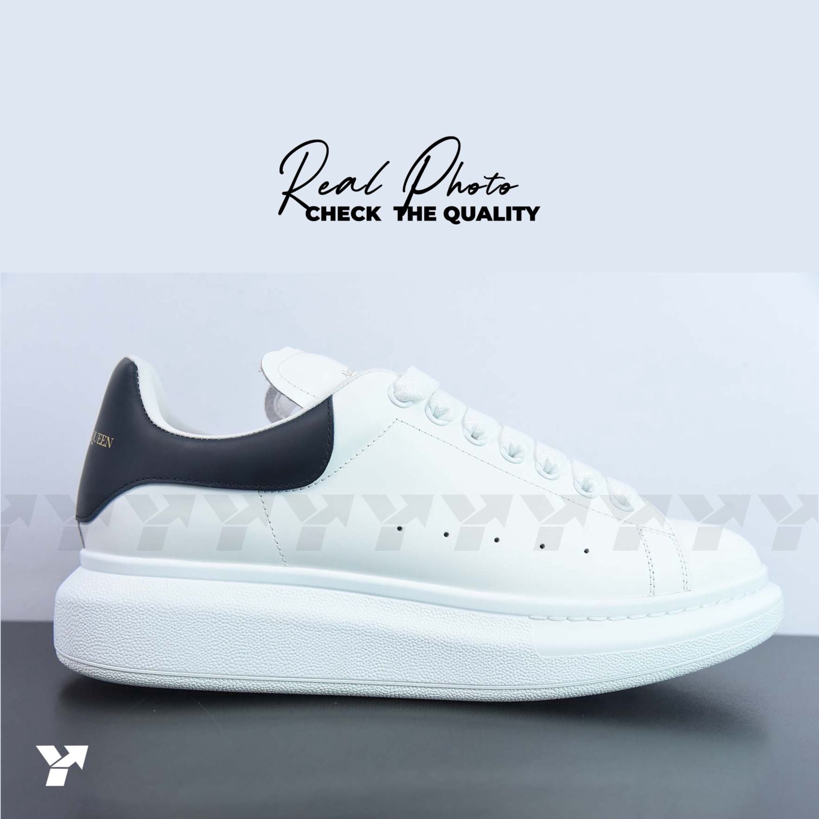 Alexander McQueen Oversized Sneaker 'White Black’