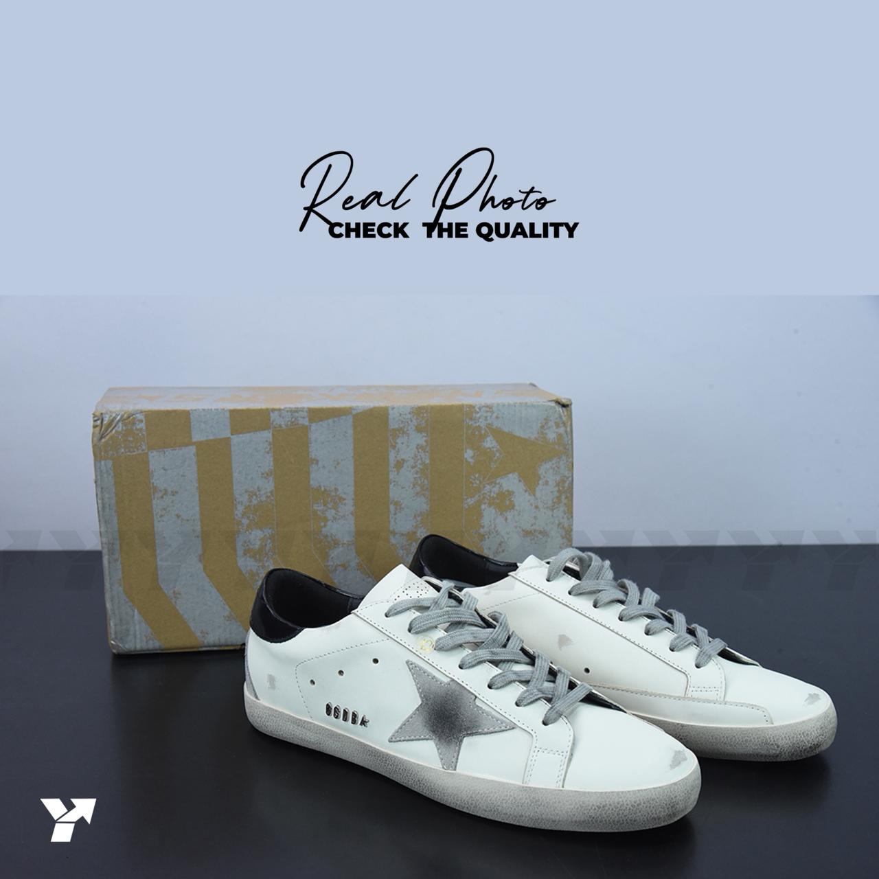 Golden Goose Super-Star White Black