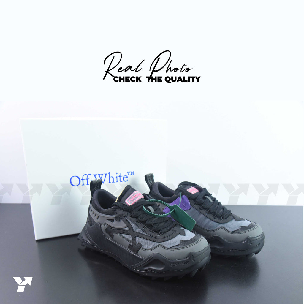 OFF-White Odsy-1000 Black Fucshia Grey
