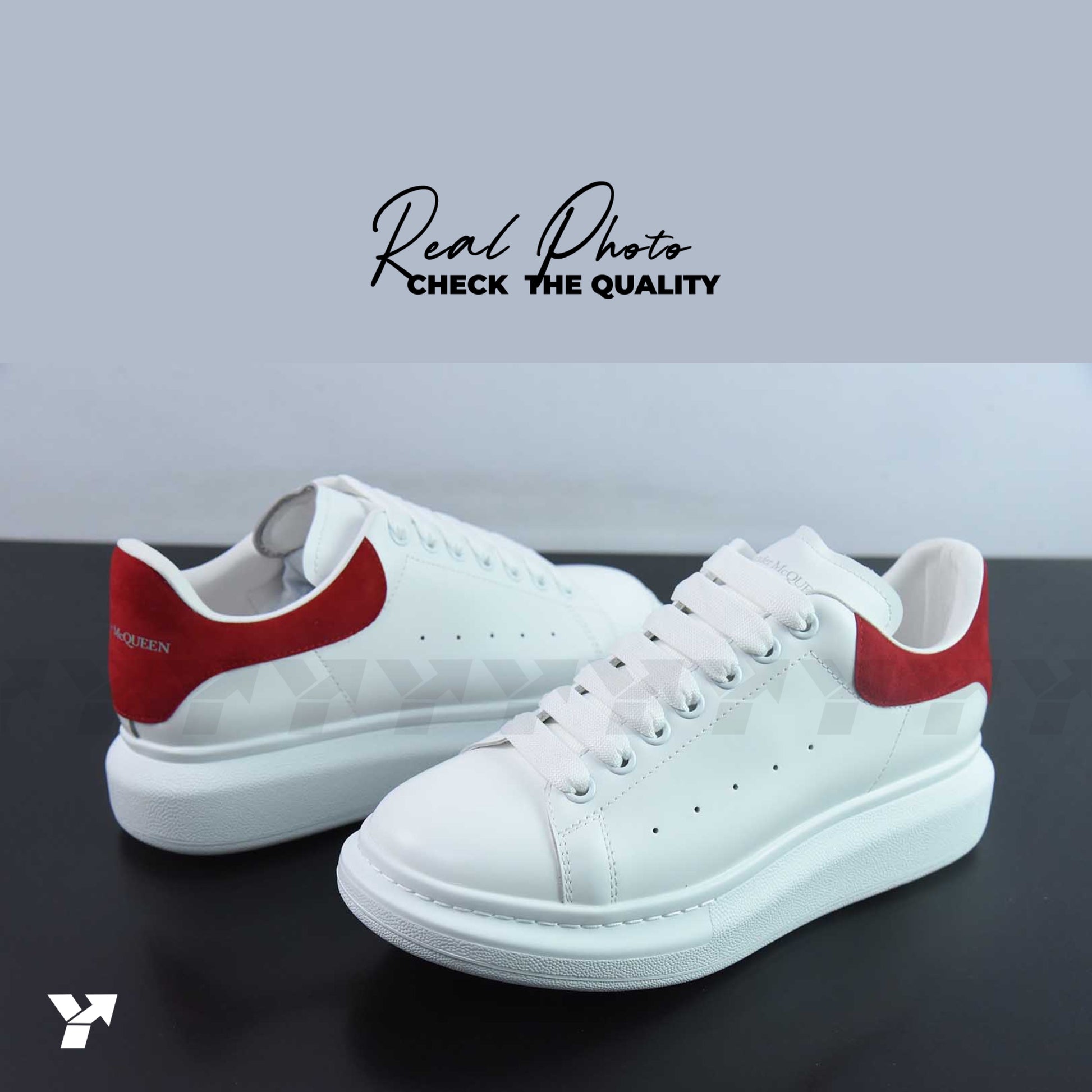 Alexander McQueen Oversized Sneaker 'White Lust Red'