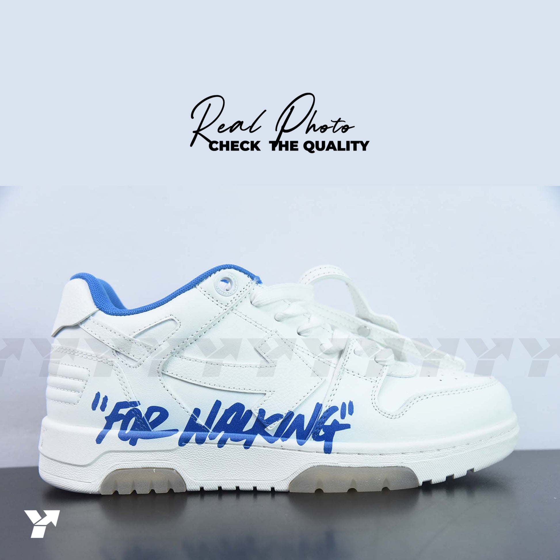 OFF-WHITE Out Of Office For Walking White Blue