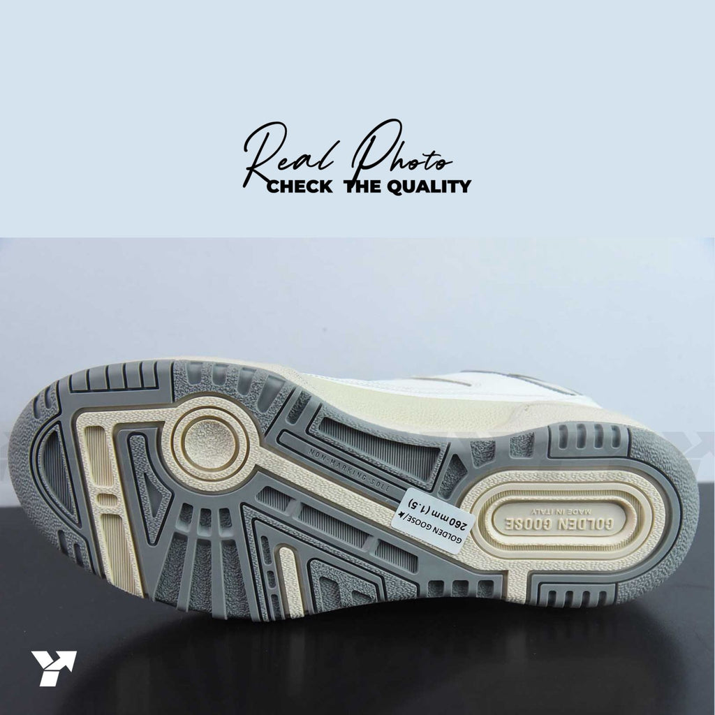 Golden goose forty 2-White grey