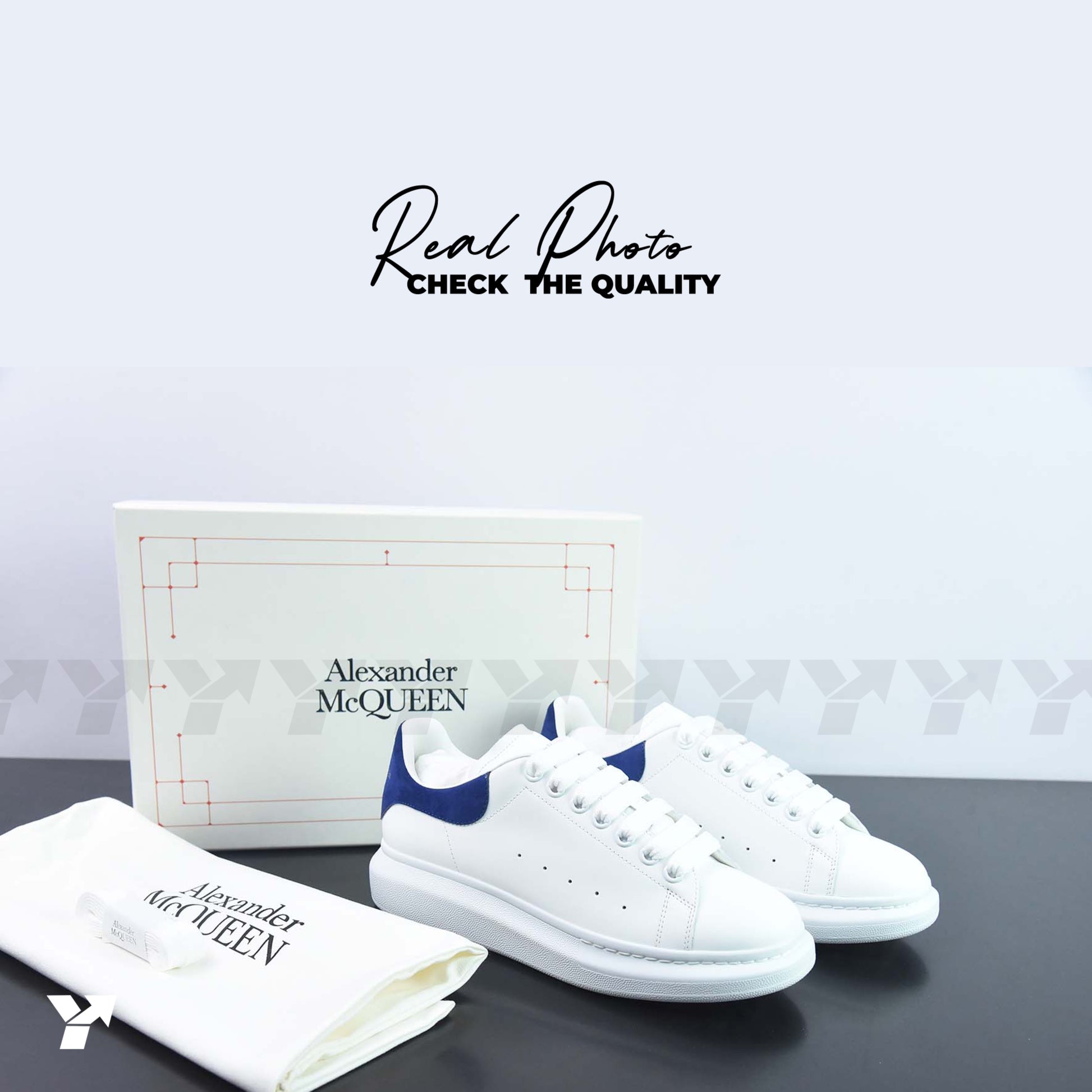Alexander McQueen Oversized Sneakers 'Paris Blue'