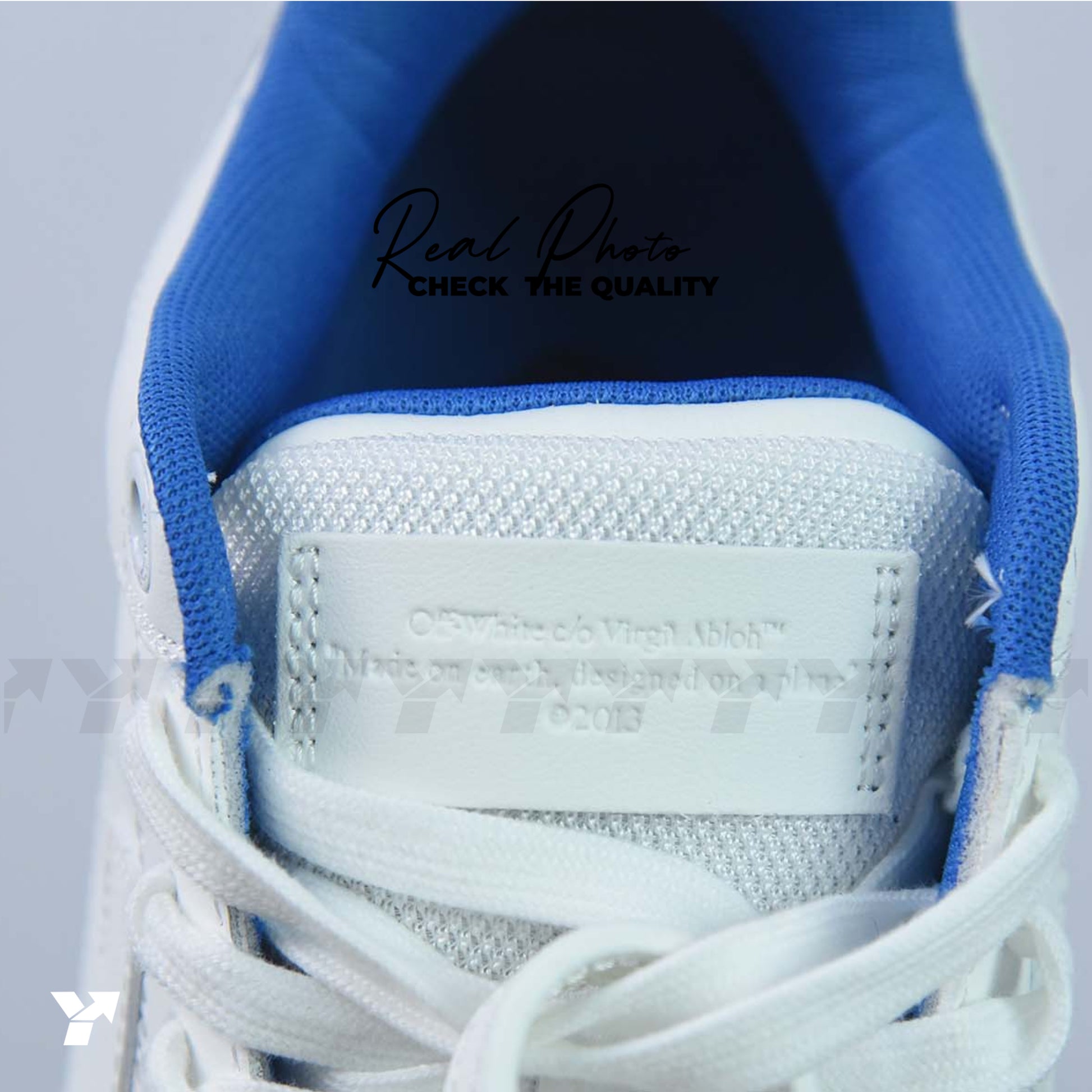 OFF-WHITE Out Of Office For Walking White Blue