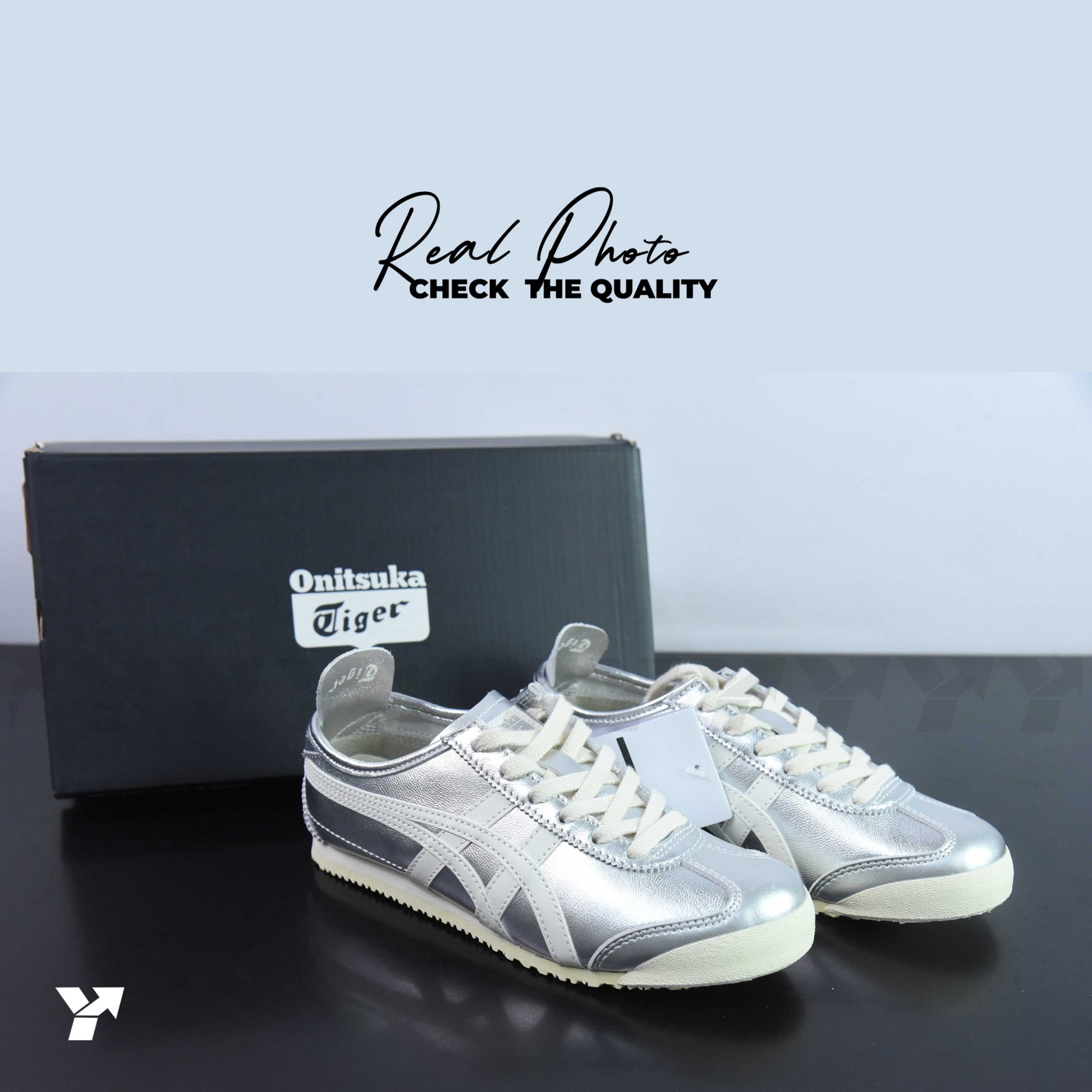 Onitsuka Tiger Mexico 66-Silver Off White