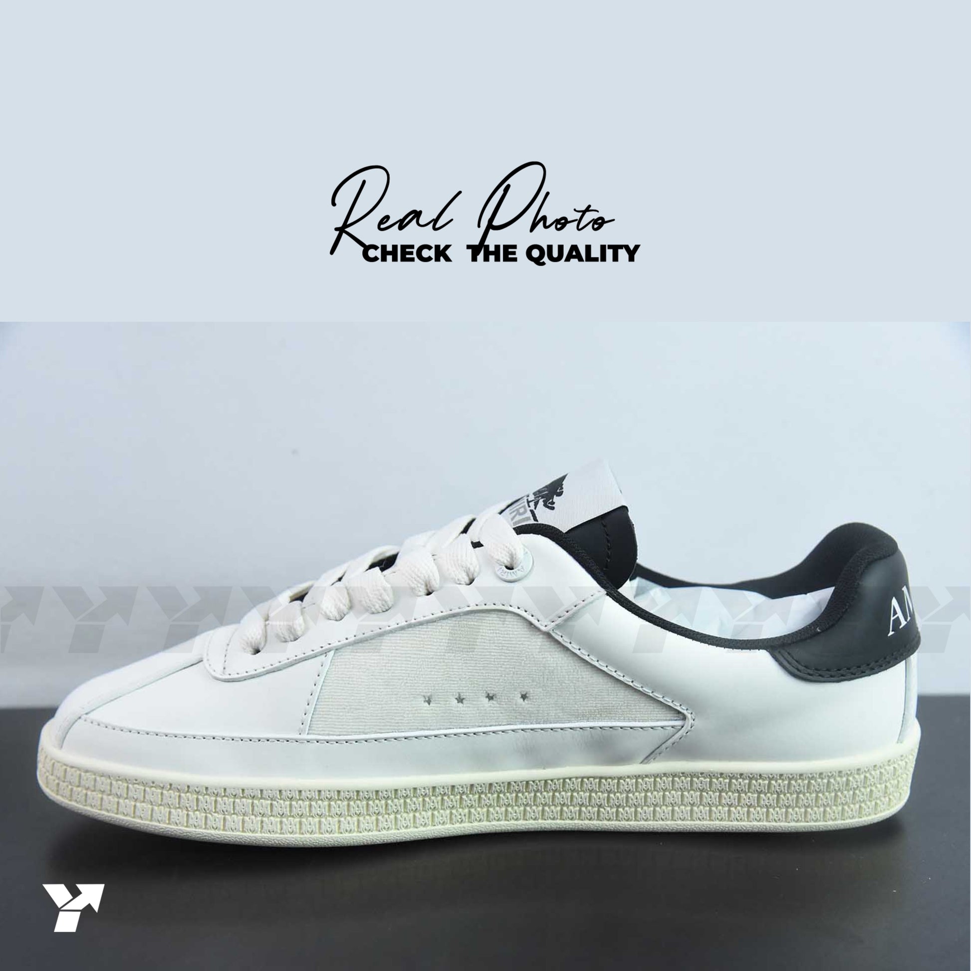 AMIRI Pacific Stars-White Black
