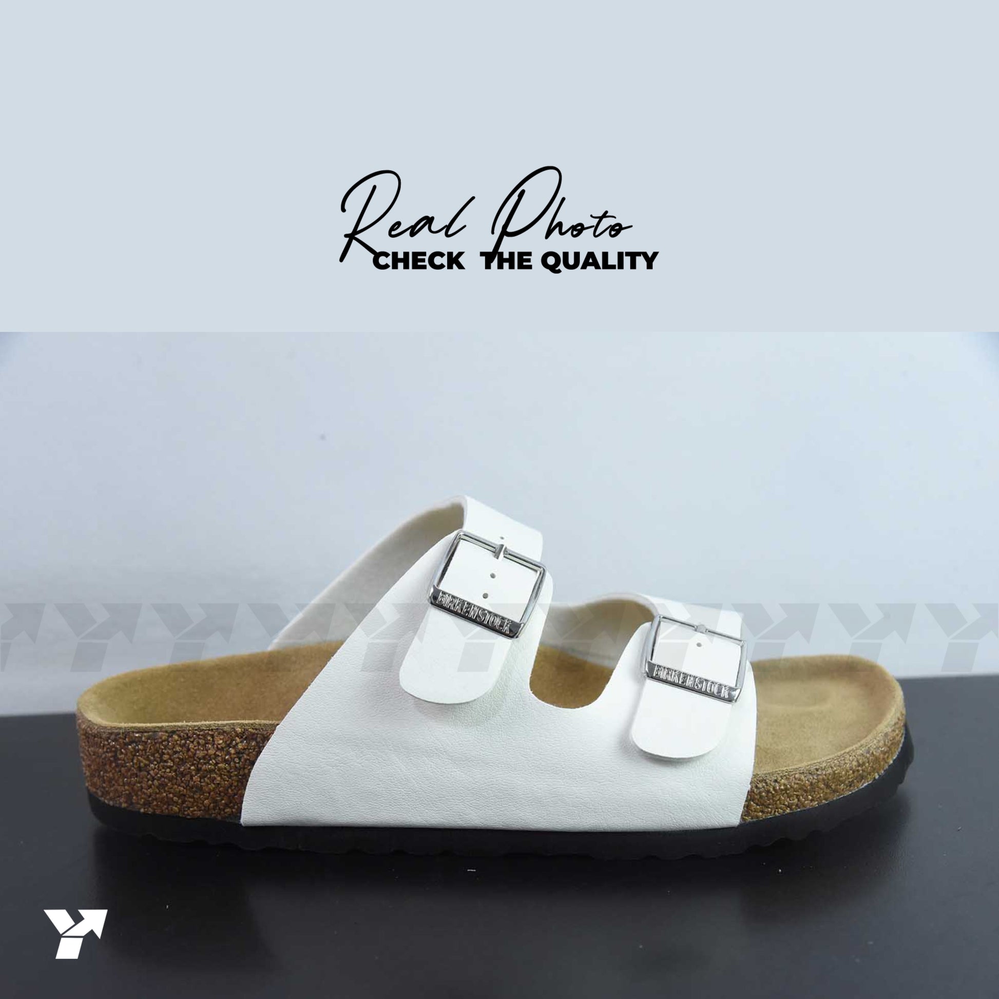 Birkenstock Arizona Birko-Flor 'White'