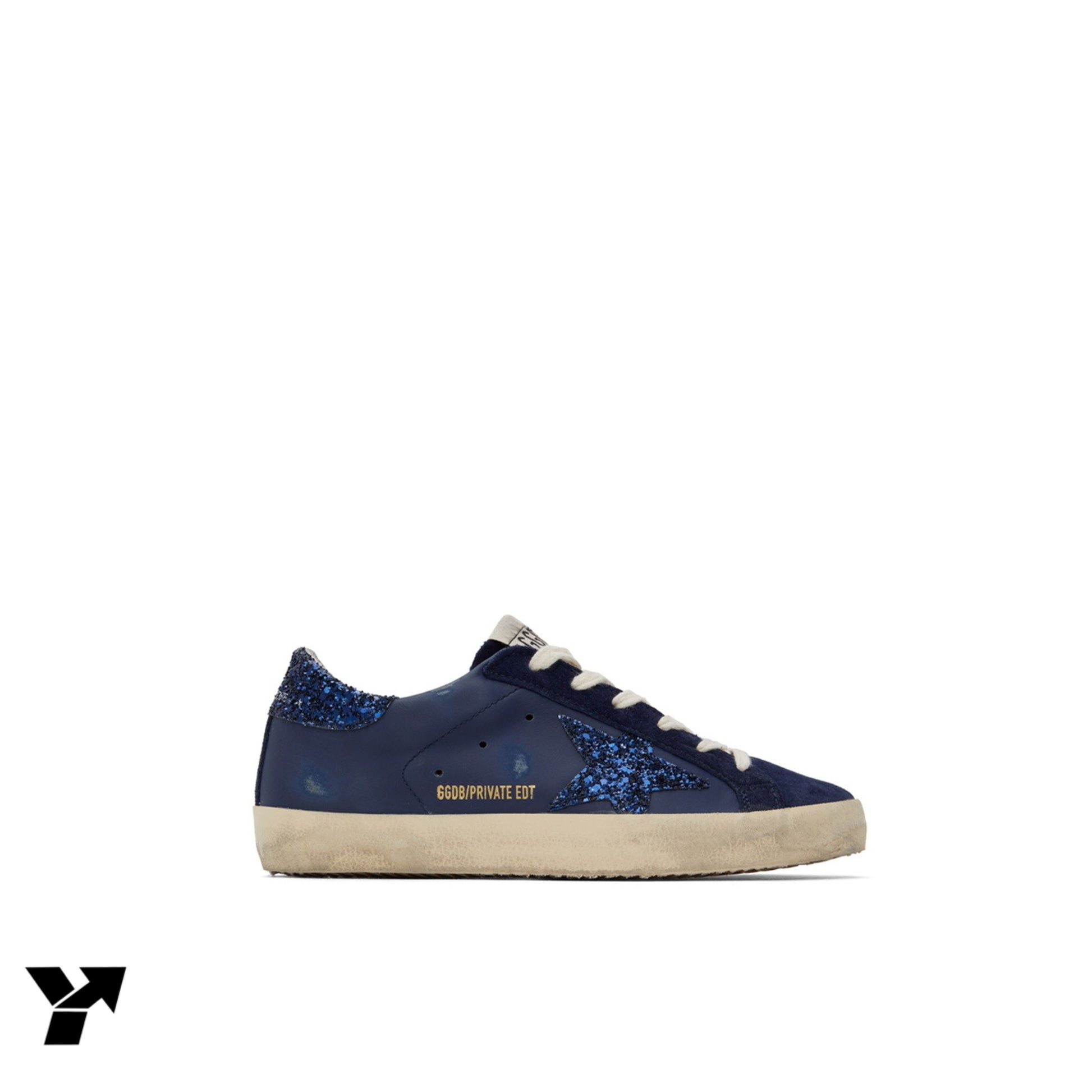 Golden Goose SSENSE Exclusive Navy Super-Star Classic Sneakers