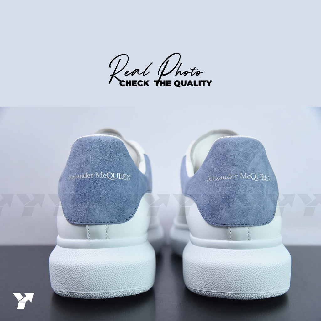 Alexander McQueen Wmns Oversized Sneaker 'White Dream Blue’